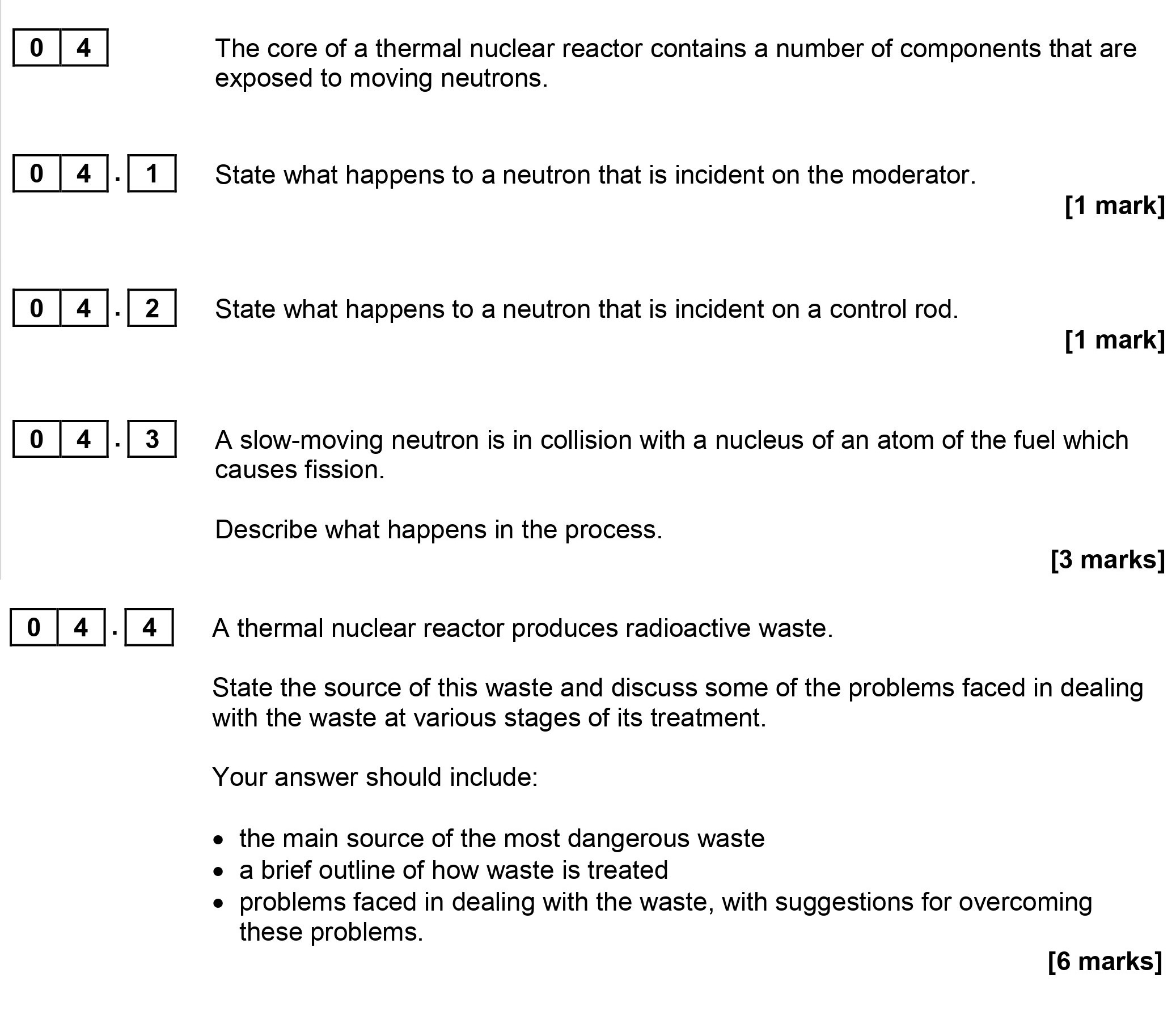 The-core-of-a-thermal-nuclear-reactor-contains-a-number-of-components-that-are-exposed-to-moving-neutrons-AQA-A-Level Physics-Question 4-2017-Paper 2.png