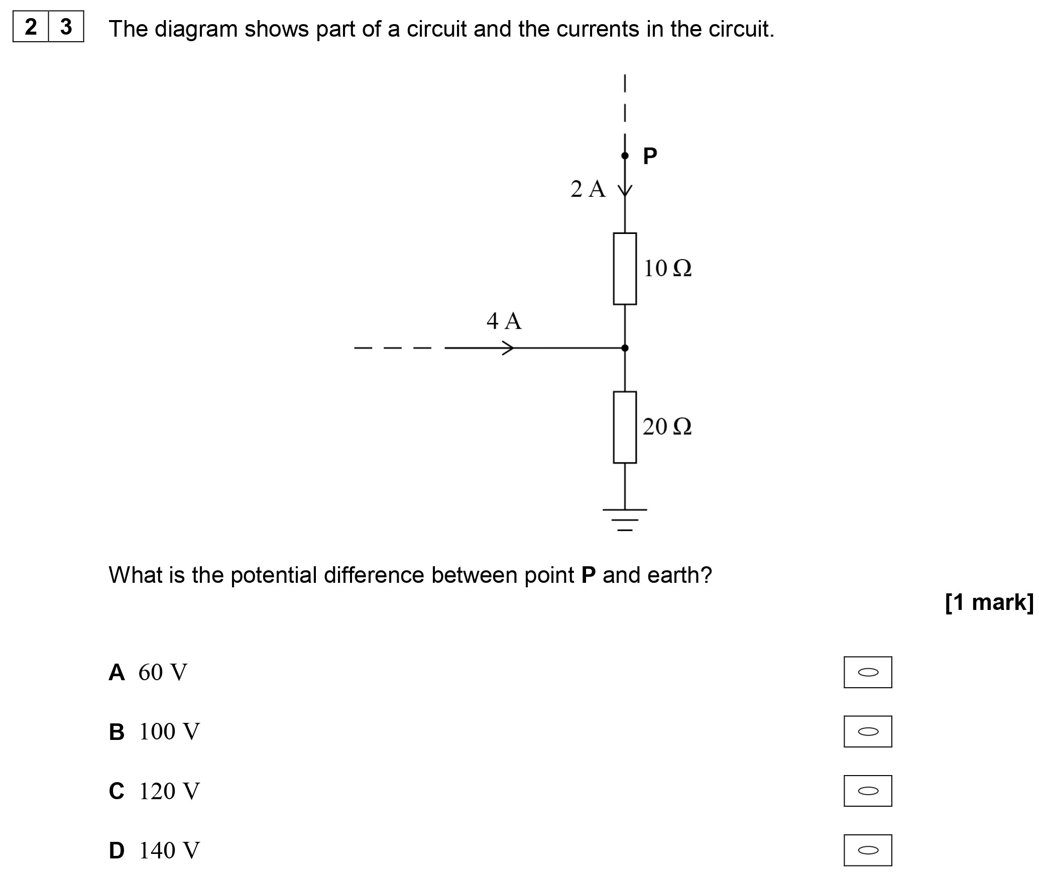 The-diagram-shows-part-of-a-circuit-and-the-currents-in-the-circuit-AQA-A-Level Physics-Question 23-2019-Paper 1.png