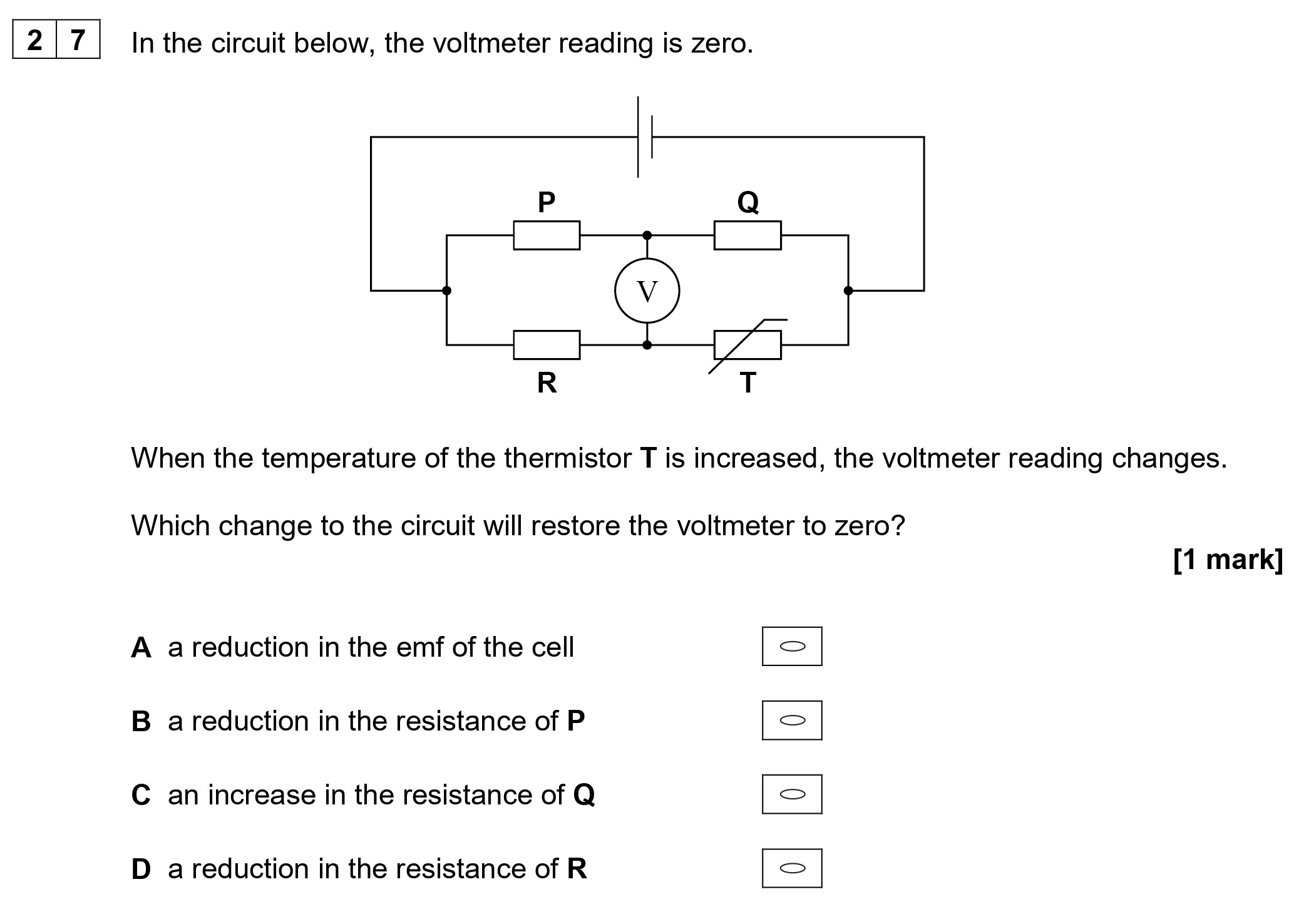 In-the-circuit-below,-the-voltmeter-reading-is-zero-AQA-A-Level Physics-Question 27-2020-Paper 1.png