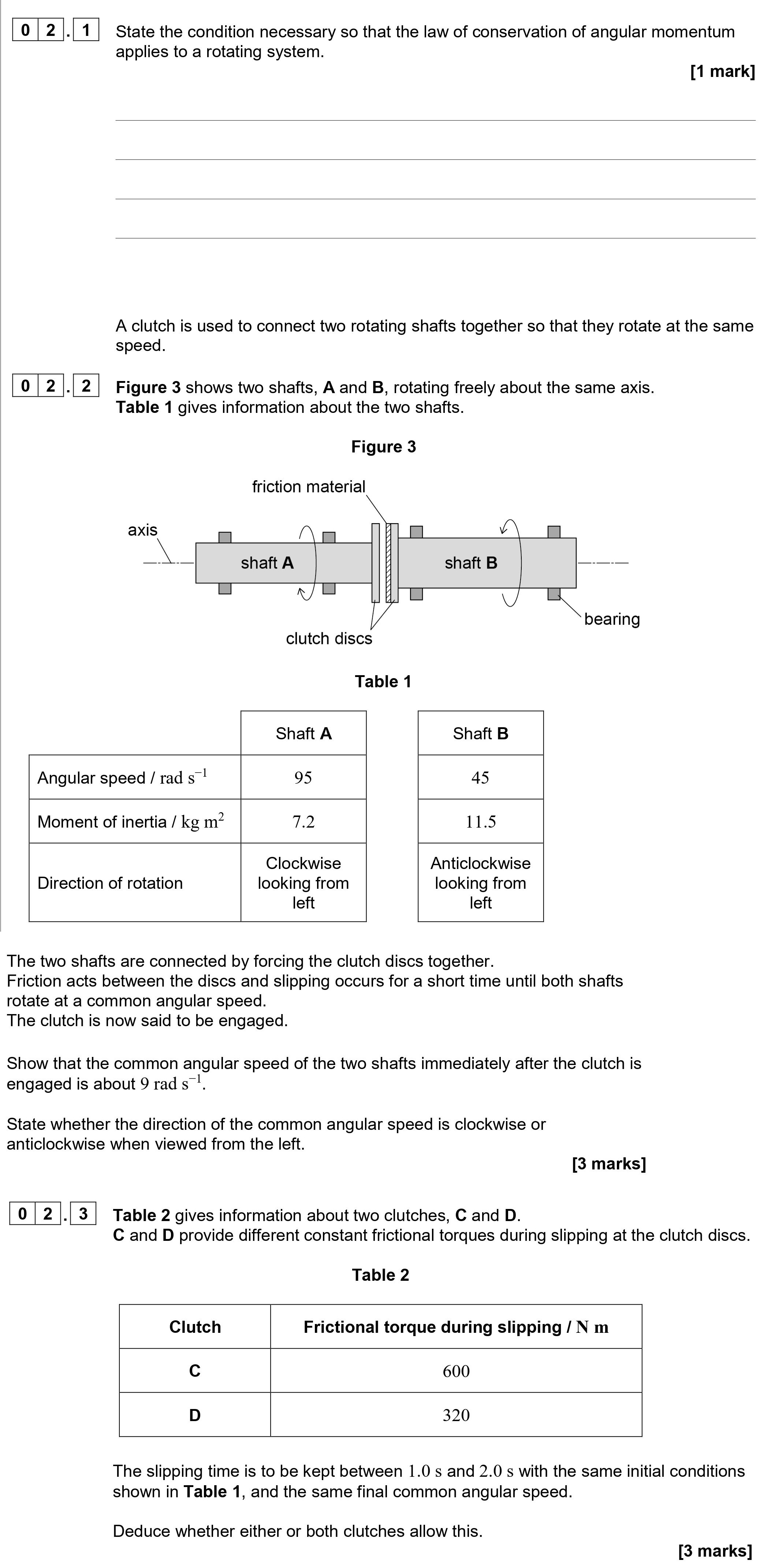 State-the-condition-necessary-so-that-the-law-of-conservation-of-angular-momentum-applies-to-a-rotating-system-AQA-A-Level Physics-Question 2-2020-Paper 5.png