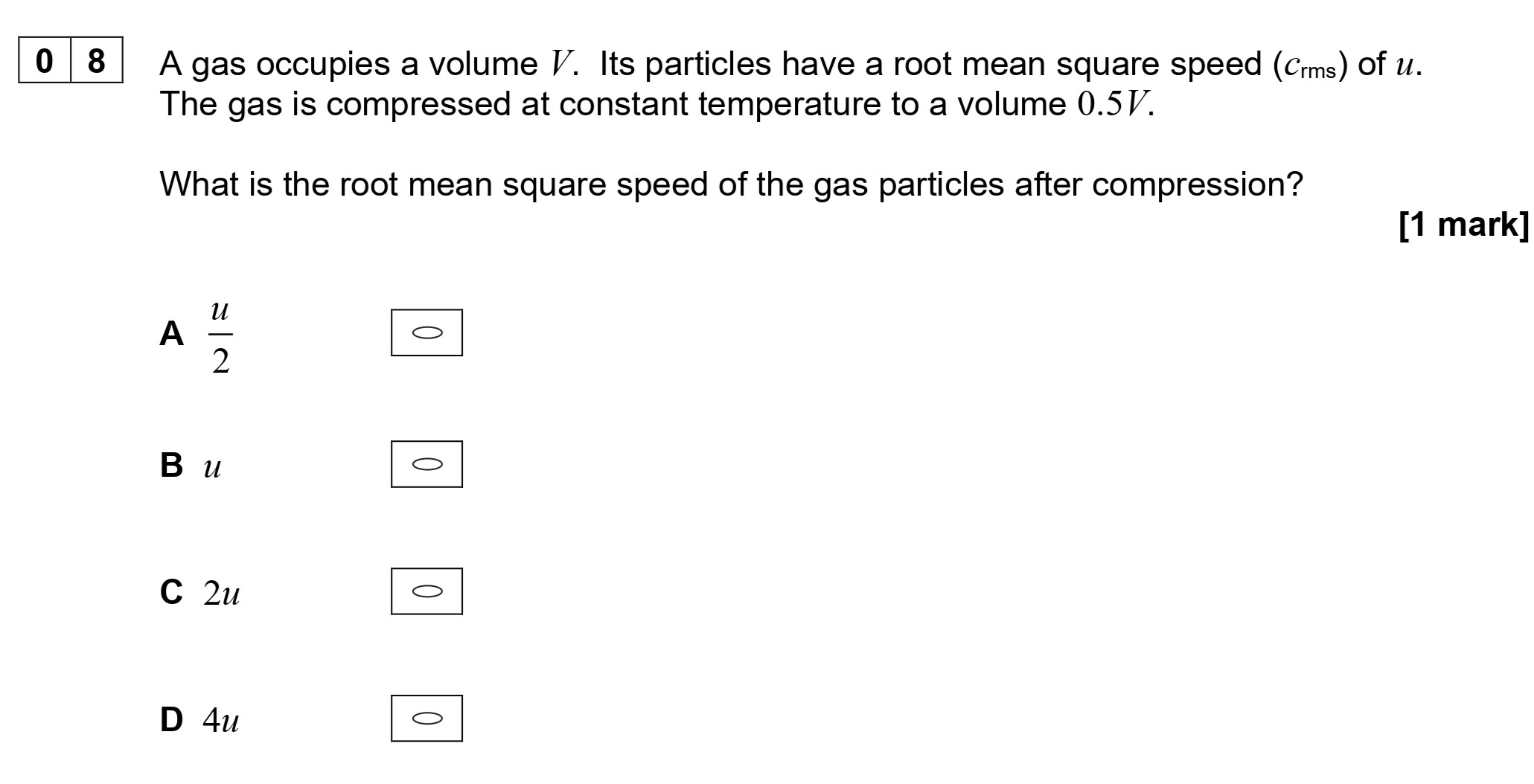 A-gas-occupies-a-volume-$V$-AQA-A-Level Physics-Question 8-2021-Paper 2.png