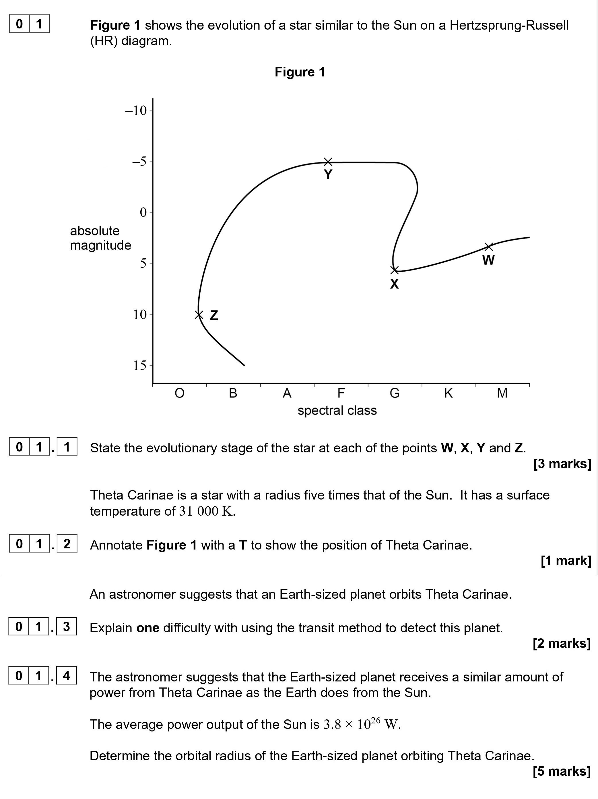 Figure-1-shows-the-evolution-of-a-star-similar-to-the-Sun-on-a-Hertzsprung-Russell-(HR)-diagram-AQA-A-Level Physics-Question 1-2021-Paper 4.png