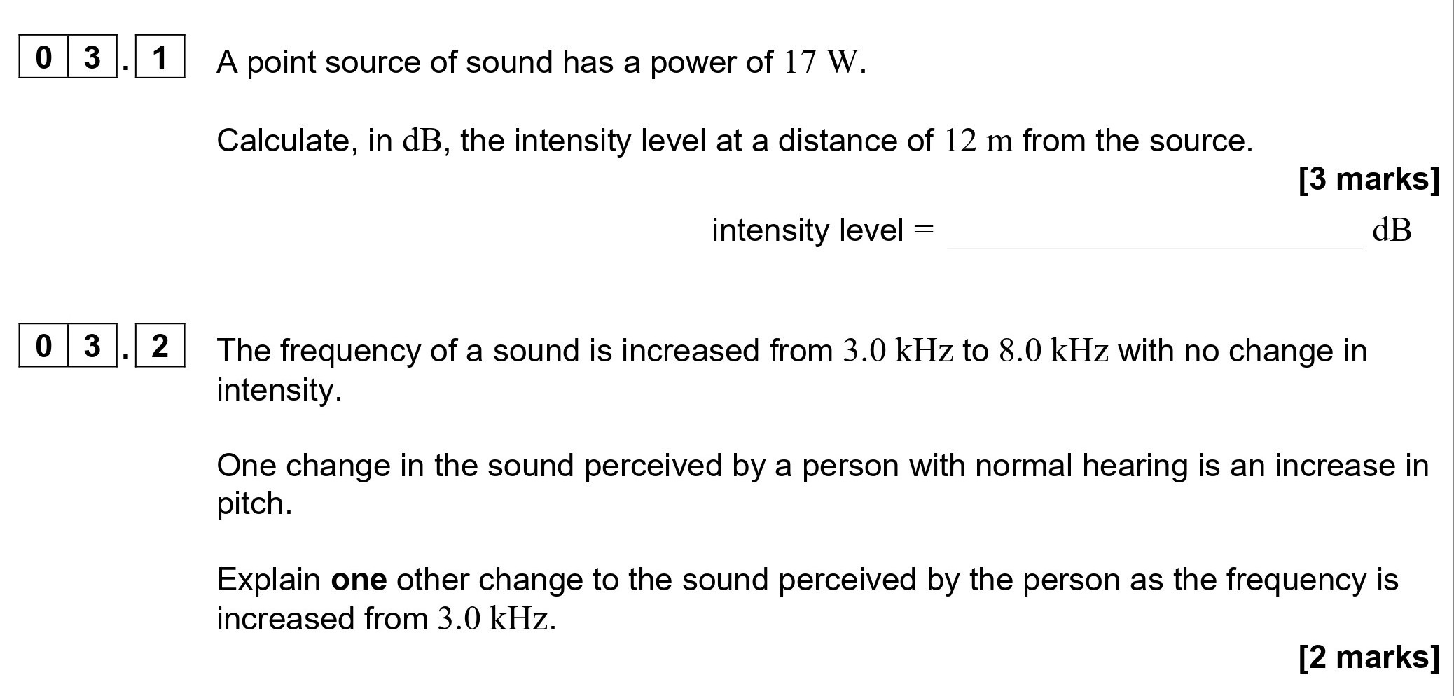 A-point-source-of-sound-has-a-power-of-17-W-AQA-A-Level Physics-Question 3-2021-Paper 5.png