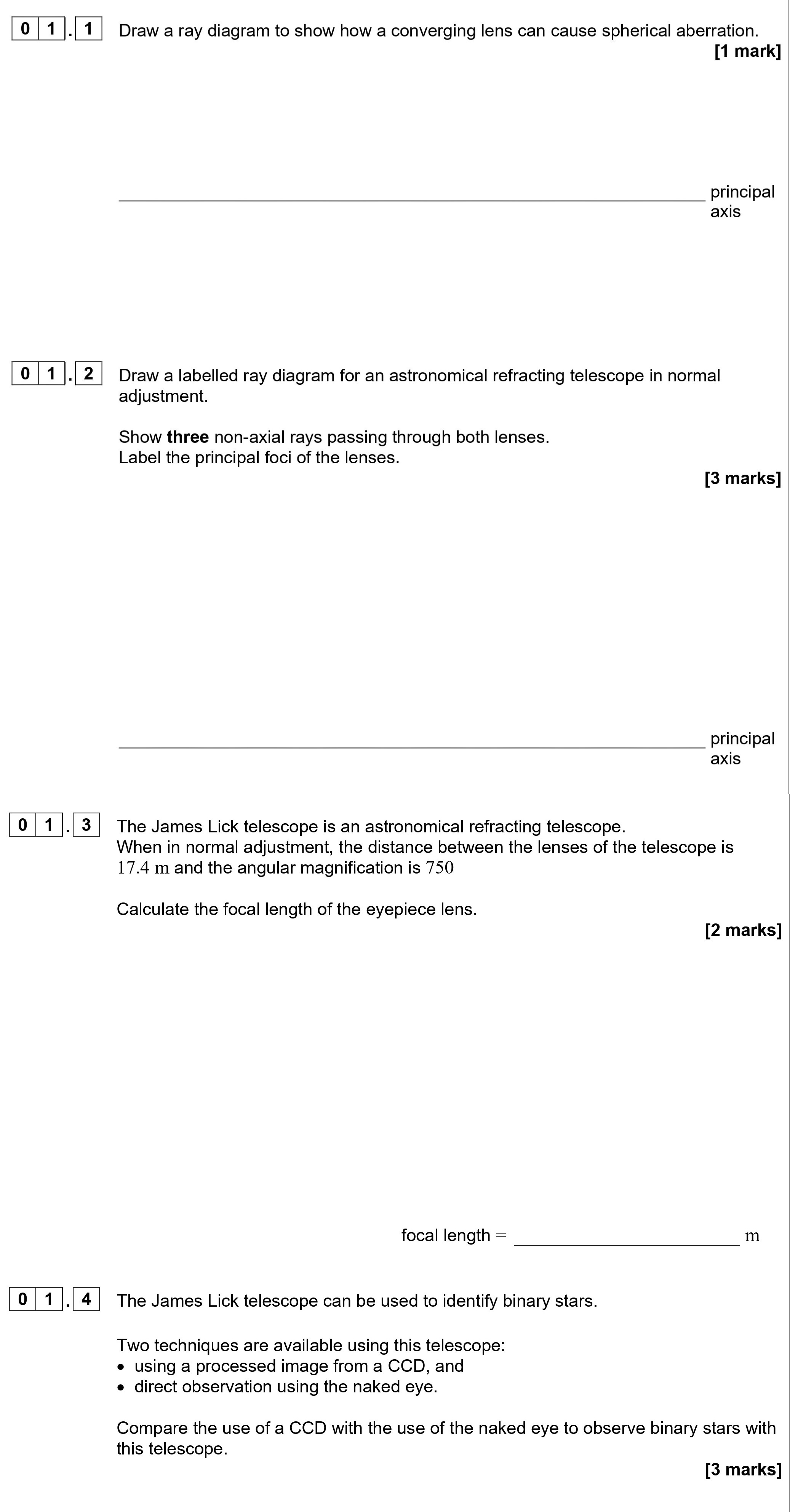 Draw-a-ray-diagram-to-show-how-a-converging-lens-can-cause-spherical-aberration-AQA-A-Level Physics-Question 1-2022-Paper 4.png