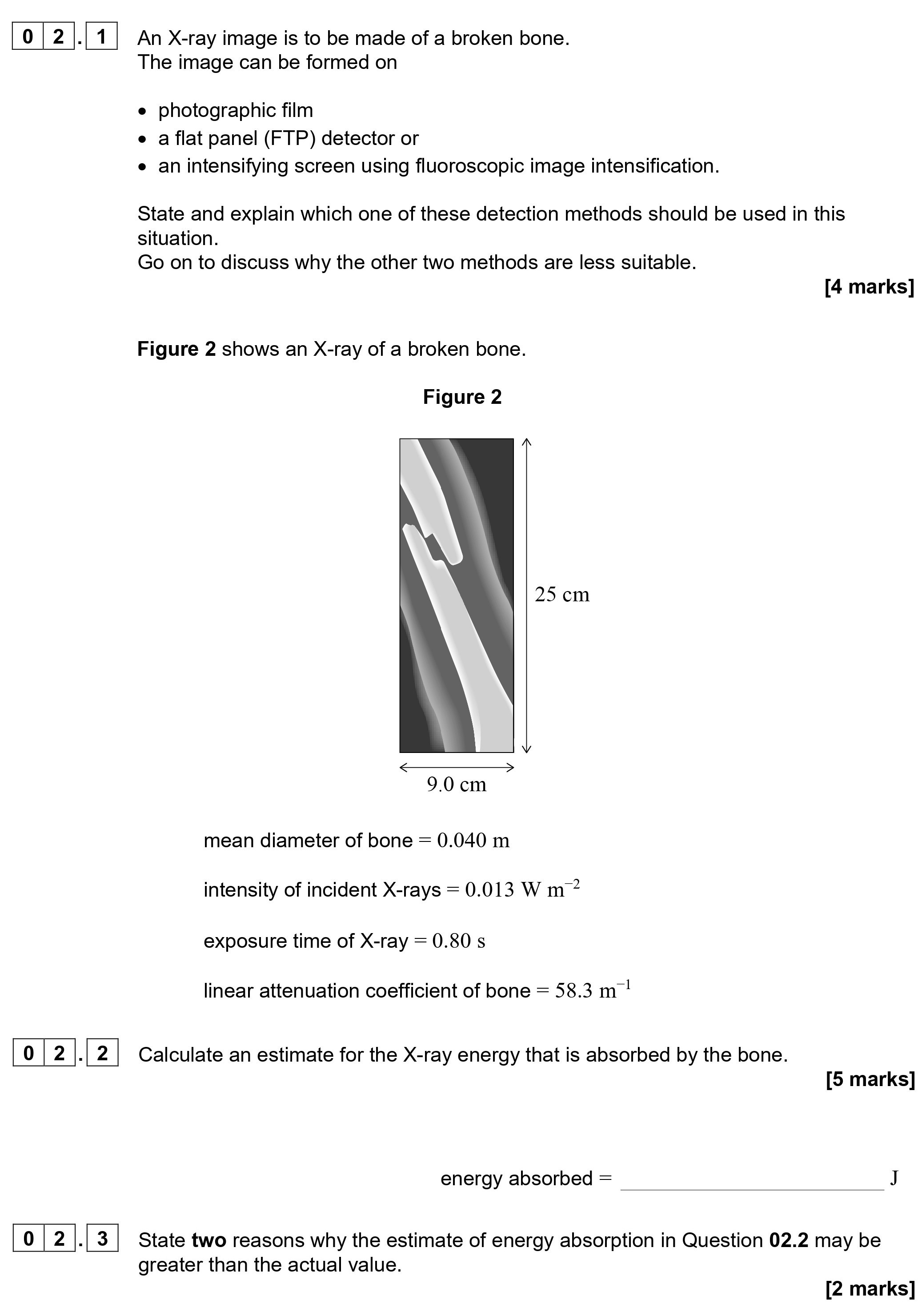 An-X-ray-image-is-to-be-made-of-a-broken-bone-AQA-A-Level Physics-Question 2-2022-Paper 5.png