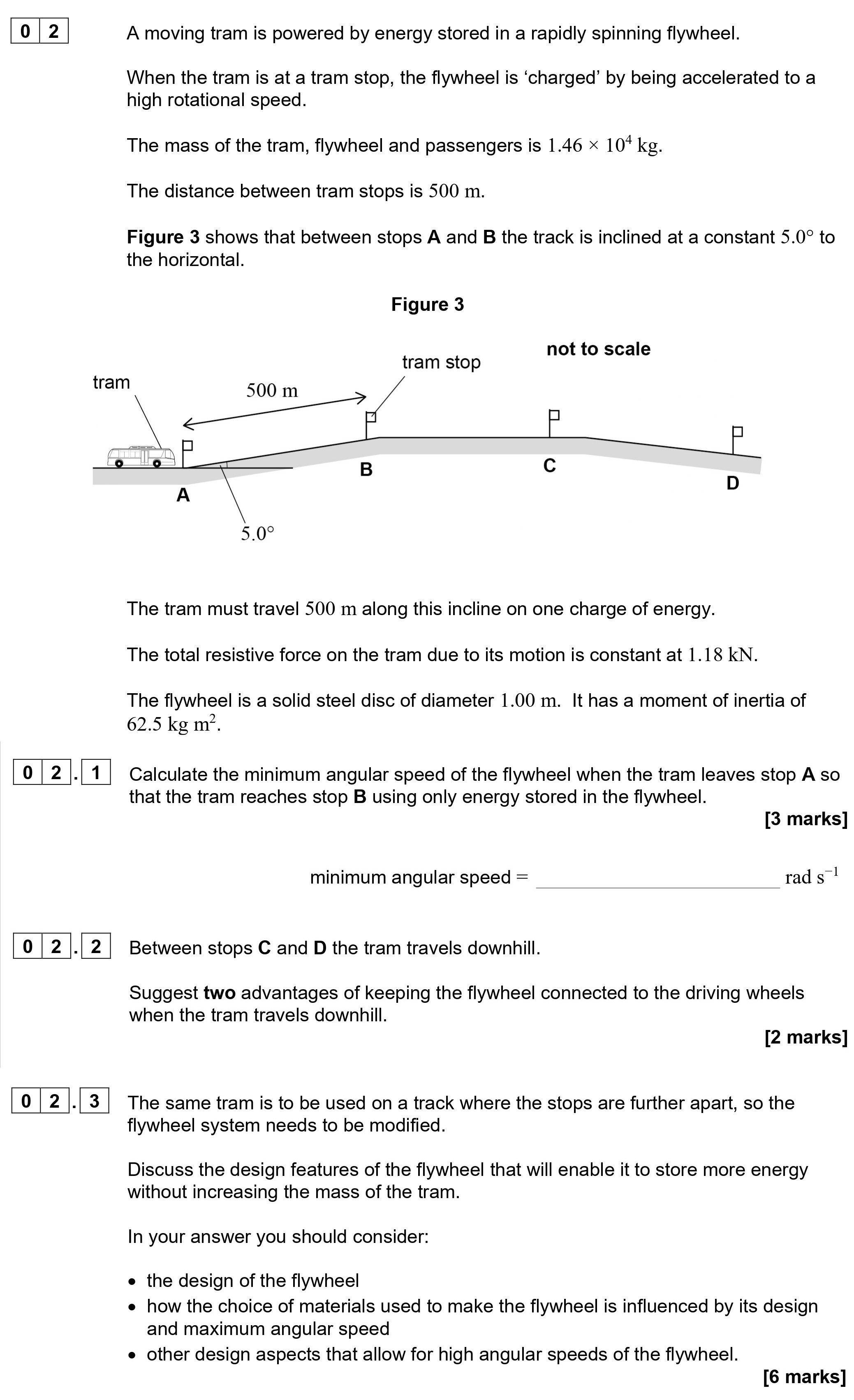 A-moving-tram-is-powered-by-energy-stored-in-a-rapidly-spinning-flywheel-AQA-A-Level Physics-Question 2-2022-Paper 6.png