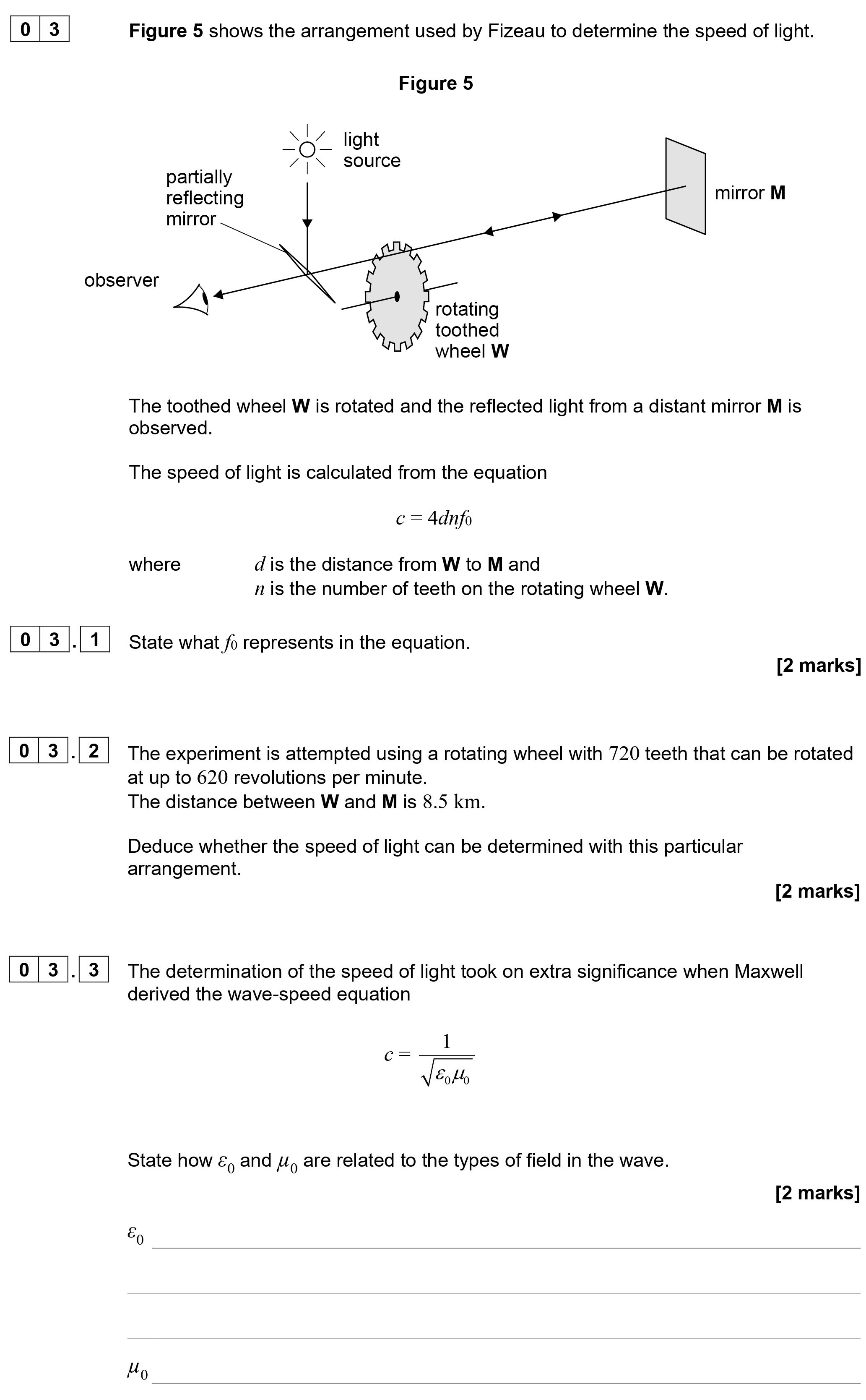 Figure-5-shows-the-arrangement-used-by-Fizeau-to-determine-the-speed-of-light-AQA-A-Level Physics-Question 3-2022-Paper 7.png