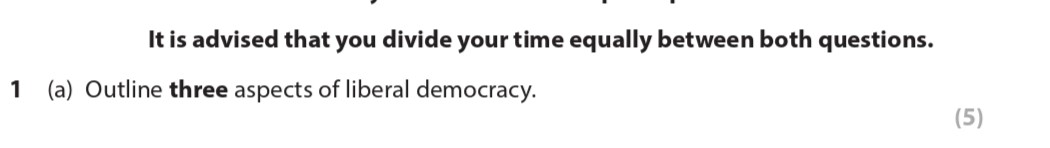 Outline-three-aspects-of-liberal-democracy.-Edexcel-A-Level Politics-Question 1-2017-Paper 1.png