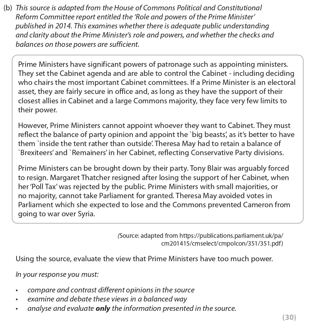This-source-is-adapted-from-the-House-of-Commons-Political-and-Constitutional-Reform-Committee-report-entitled-the-'Role-and-powers-of-the-Prime-Minister'-published-in-2014-Edexcel-A-Level Politics-Question 1-2019-Paper 2.png