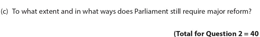 To-what-extent-and-in-what-ways-does-Parliament-still-require-major-reform?--Edexcel-A-Level Politics-Question 2-2017-Paper 2.png