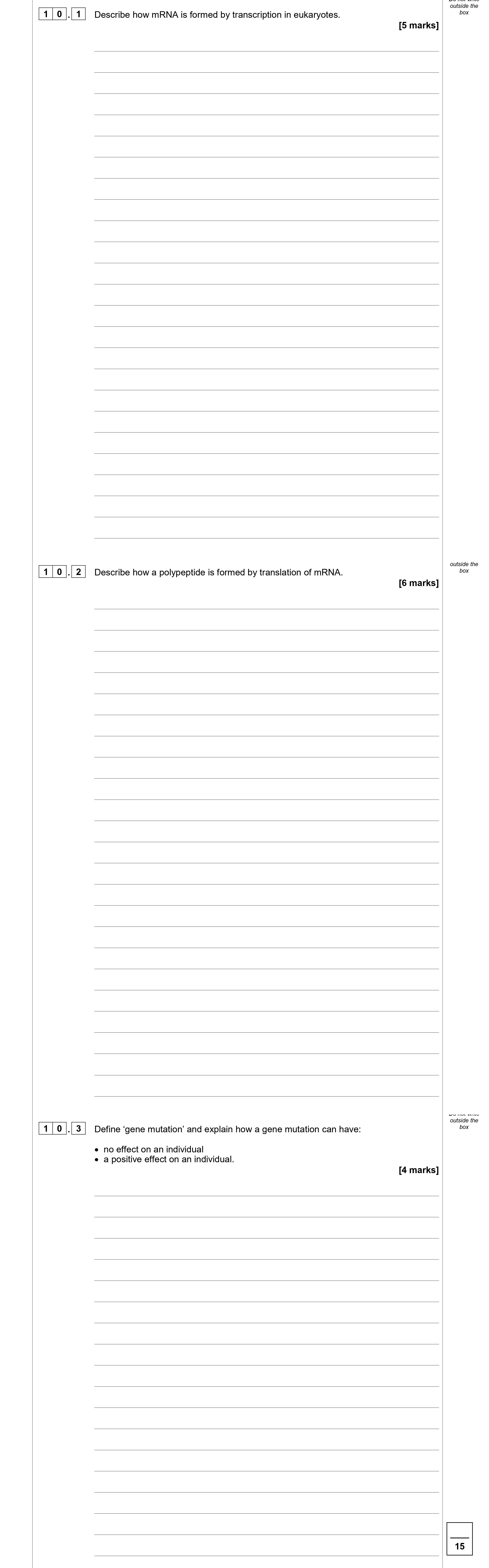 Describe-how-mRNA-is-formed-by-transcription-in-eukaryotes.---AQA-A-Level Biology-Question 10-2020-Paper 1.png