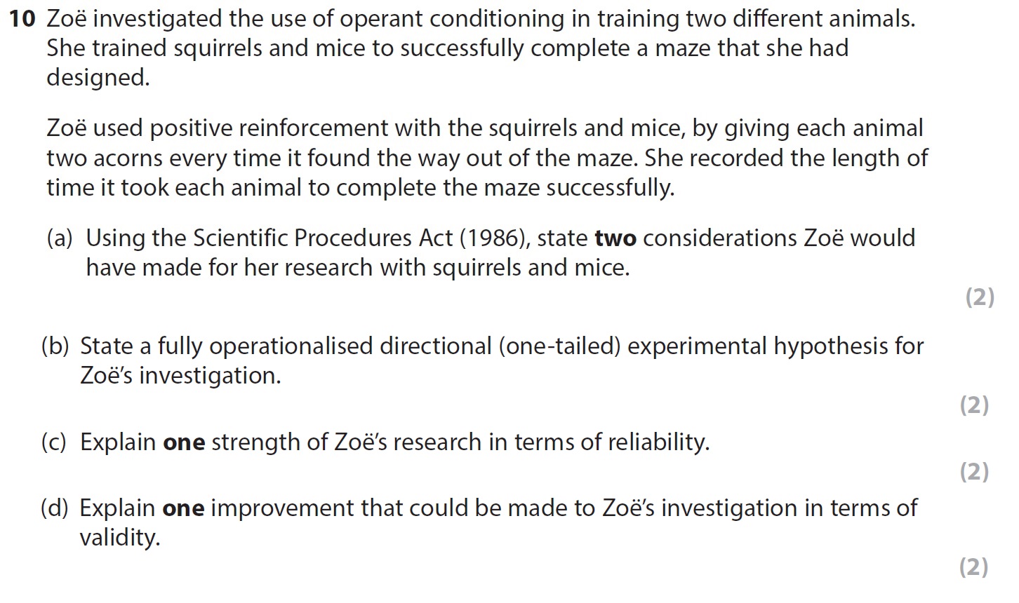 Zoë-investigated-the-use-of-operant-conditioning-in-training-two-different-animals-AQA-A-Level Psychology-Question 11-2021-Paper 1.png