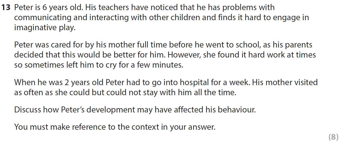 Peter-is-6-years-old-AQA-A-Level Psychology-Question 13-2021-Paper 2.png