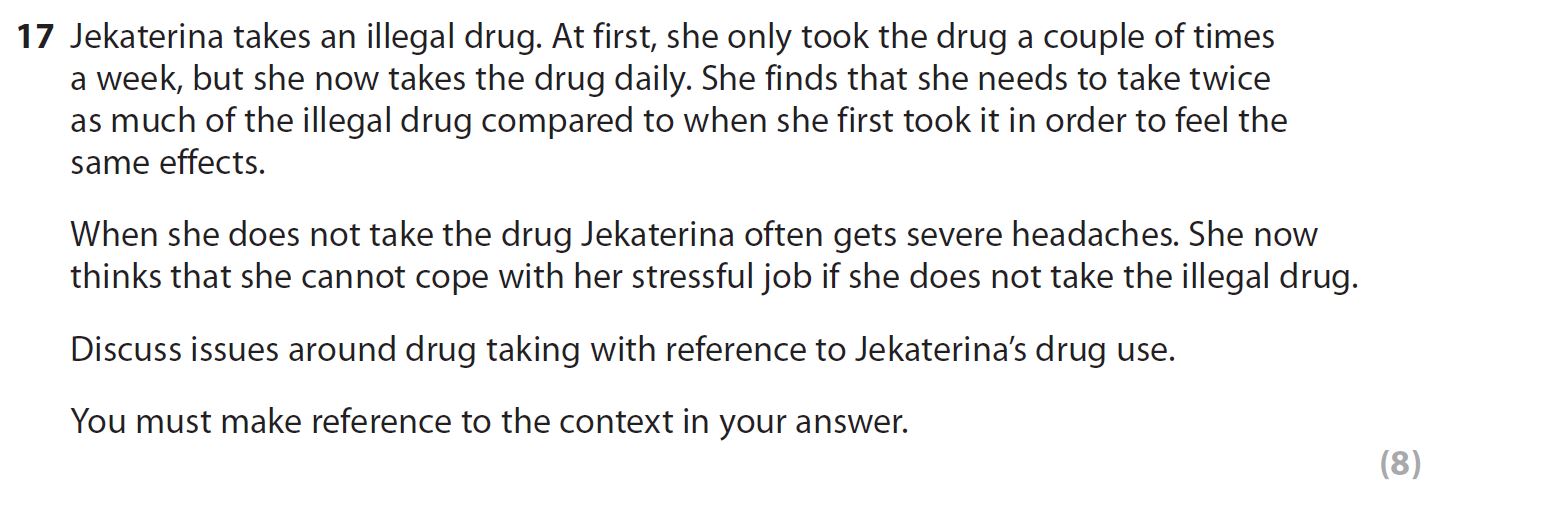 Jekaterina-takes-an-illegal-drug-AQA-A-Level Psychology-Question 17-2022-Paper 2.png