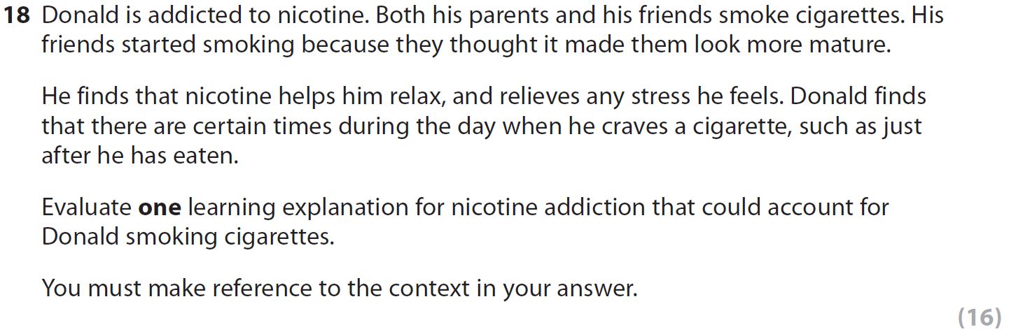 Donald-is-addicted-to-nicotine-AQA-A-Level Psychology-Question 18-2019-Paper 2.png