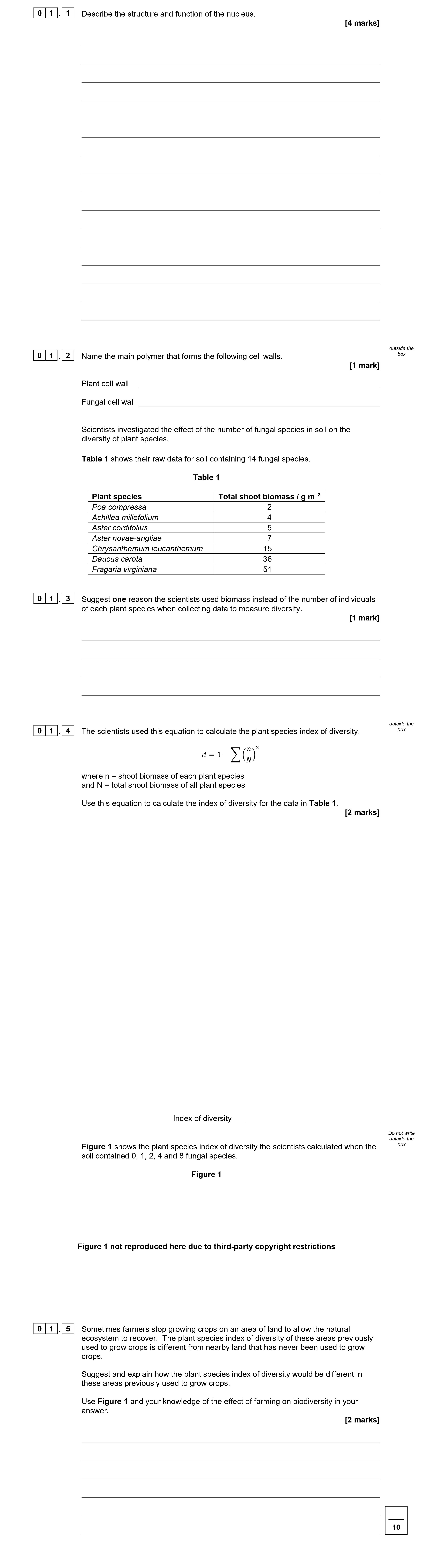 Describe-the-structure-and-function-of-the-nucleus-AQA-A-Level Biology-Question 1-2022-Paper 1.png
