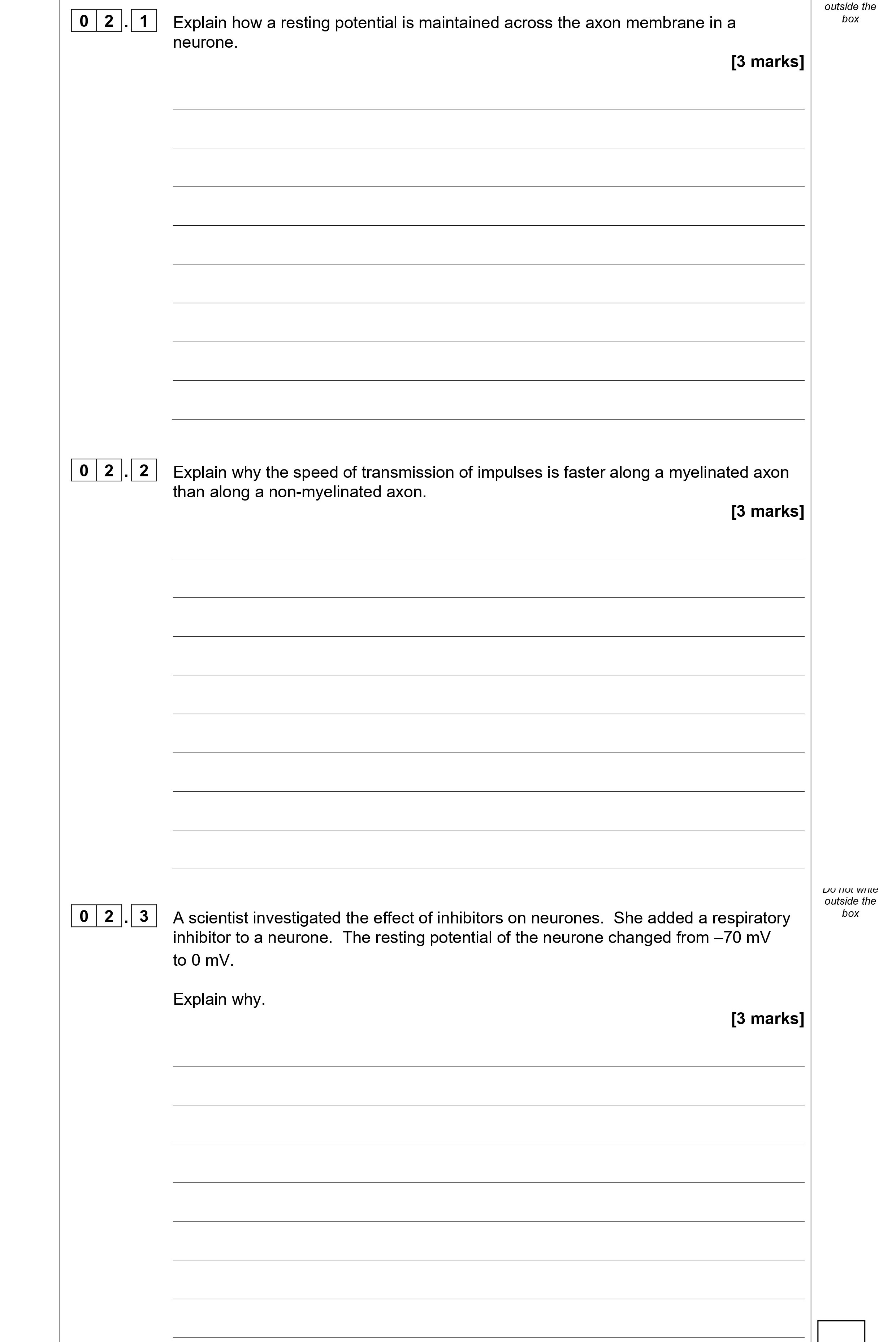 Explain-how-a-resting-potential-is-maintained-across-the-axon-membrane-in-a-neurone-AQA-A-Level Biology-Question 2-2021-Paper 2.png