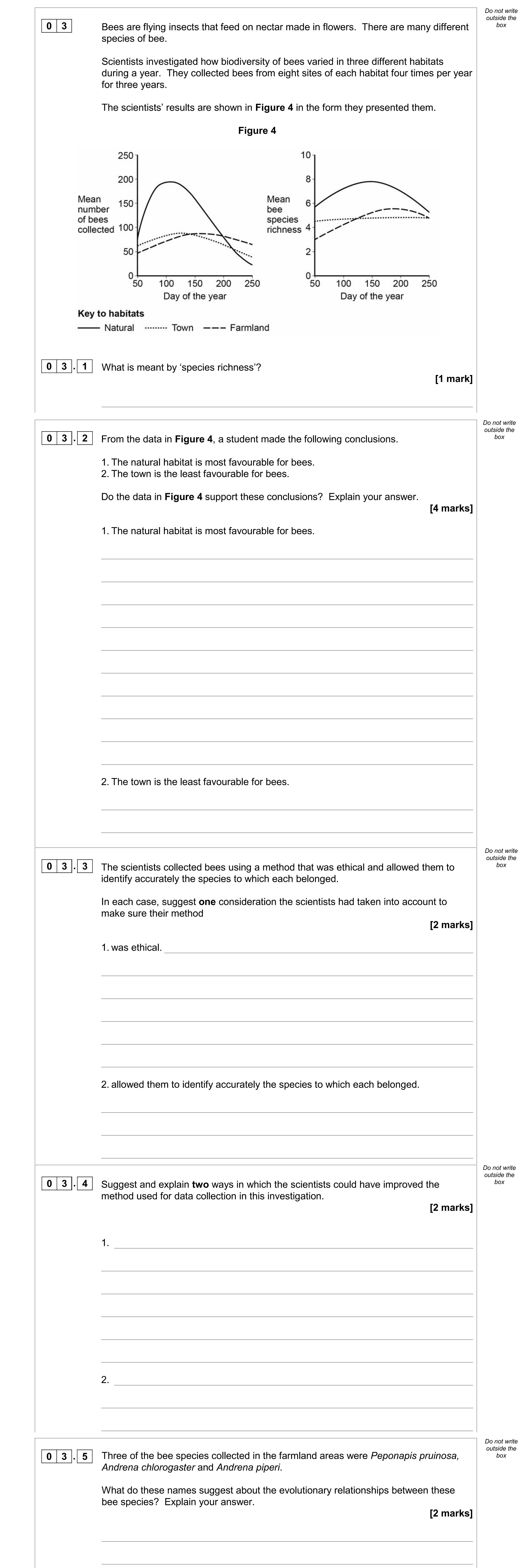 Bees-are-flying-insects-that-feed-on-nectar-made-in-flowers-AQA-A-Level Biology-Question 3-2018-Paper 1.png