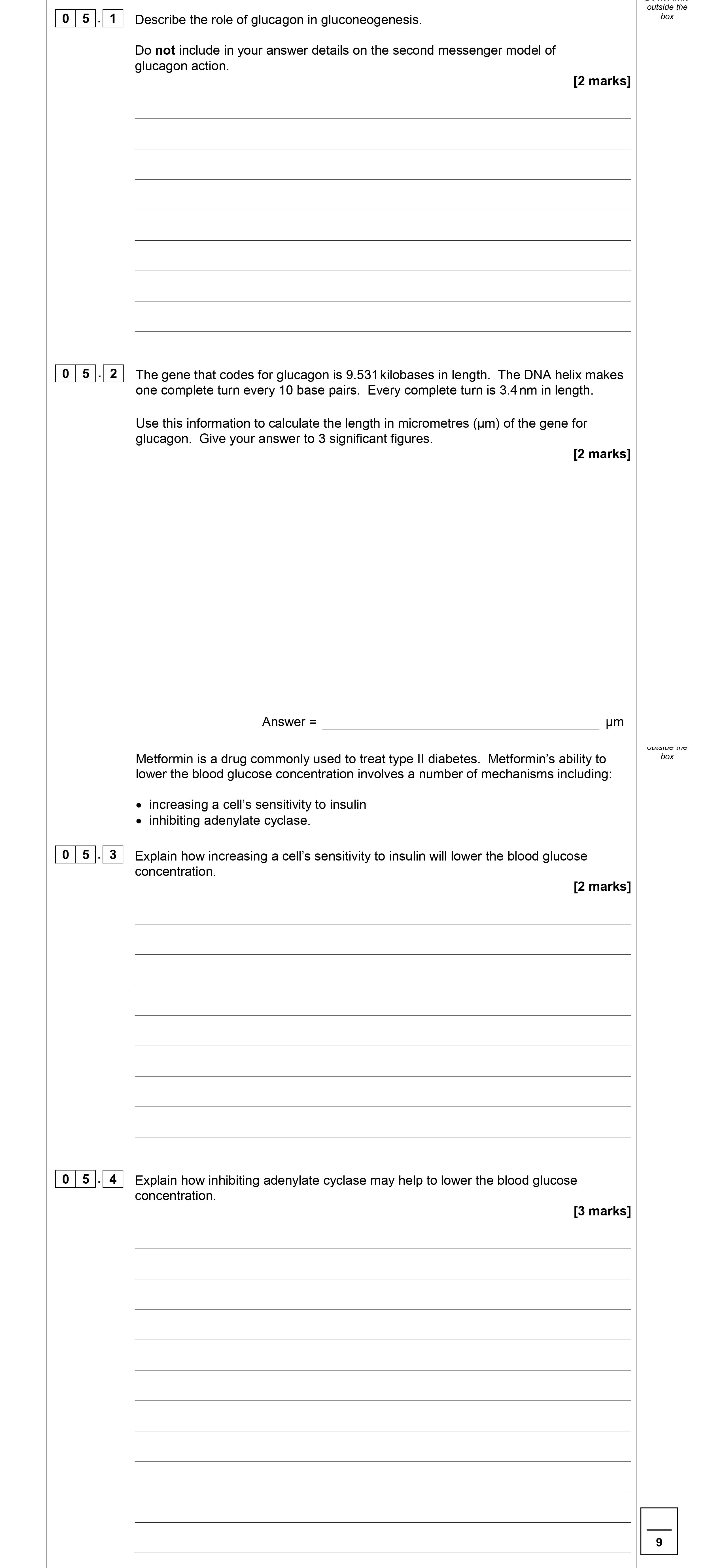 Describe-the-role-of-glucagon-in-gluconeogenesis-AQA-A-Level Biology-Question 5-2019-Paper 2.png