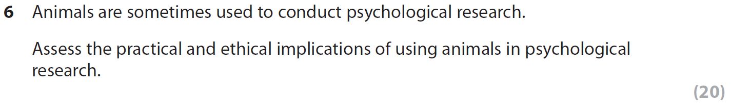 Animals-are-sometimes-used-to-conduct-psychological-research-AQA-A-Level Psychology-Question 6-2018-Paper 3.png