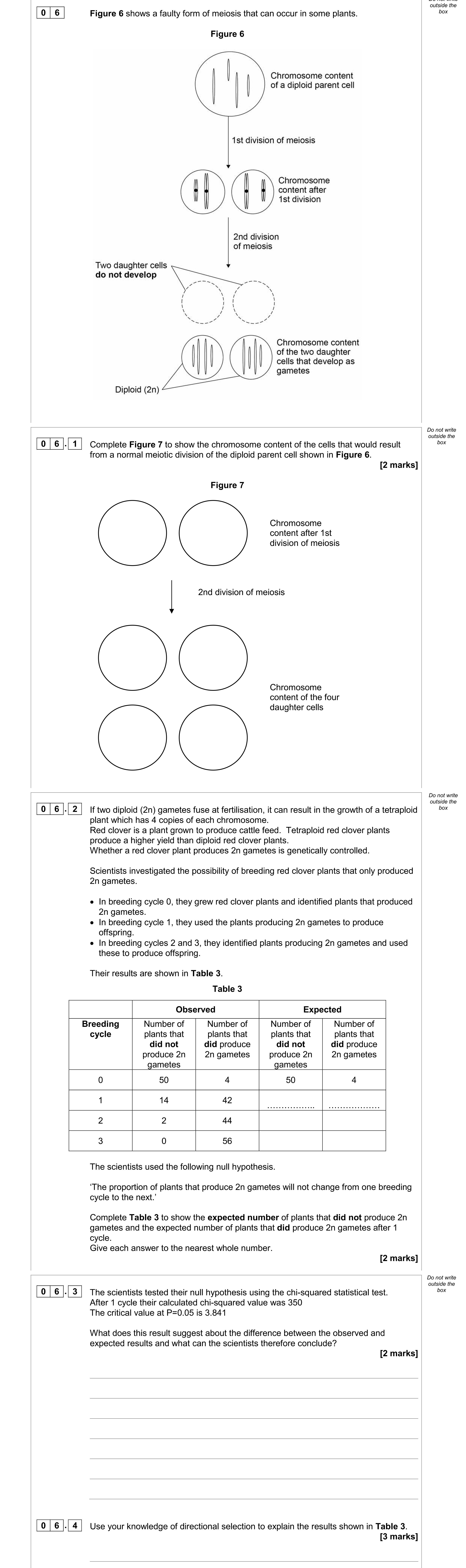 Complete-Figure-7-to-show-the-chromosome-content-of-the-cells-that-would-result-from-a-normal-meiotic-division-of-the-diploid-parent-cell-shown-in-Figure-6-AQA-A-Level Biology-Question 6-2018-Paper 1.png