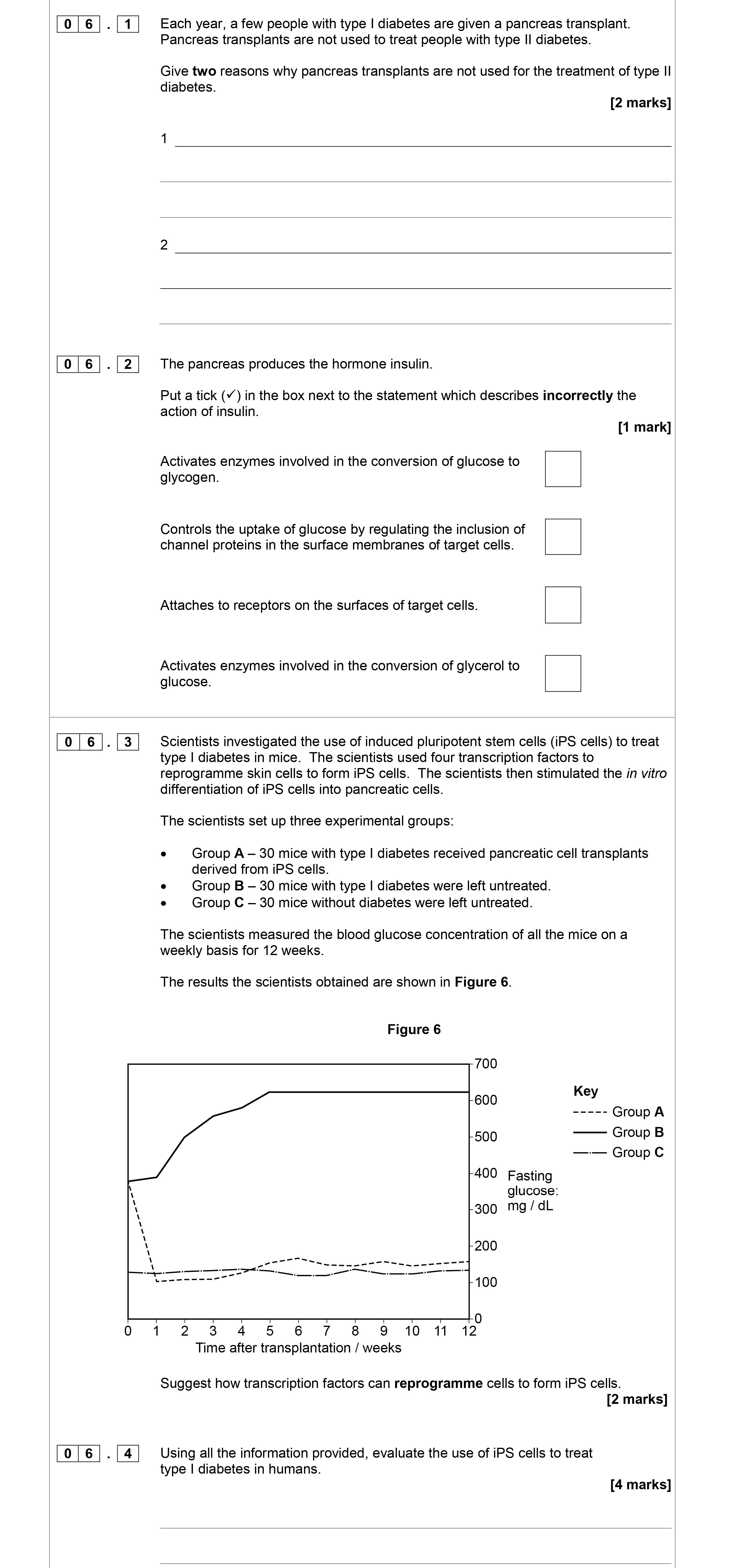 Each-year,-a-few-people-with-type-I-diabetes-are-given-a-pancreas-transplant-AQA-A-Level Biology-Question 6-2017-Paper 2.png