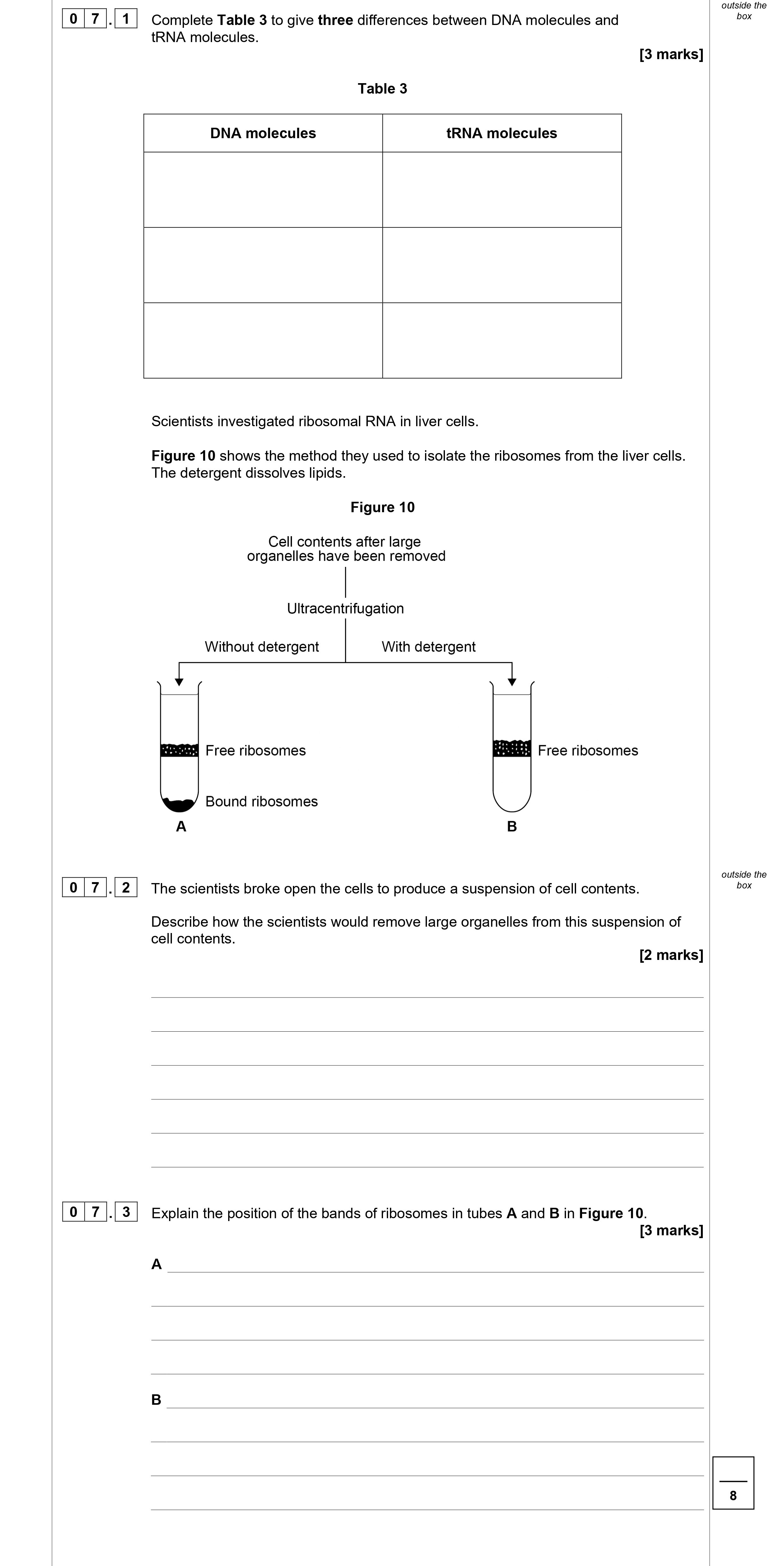Complete-Table-3-to-give-three-differences-between-DNA-molecules-and-tRNA-molecules-AQA-A-Level Biology-Question 7-2022-Paper 1.png