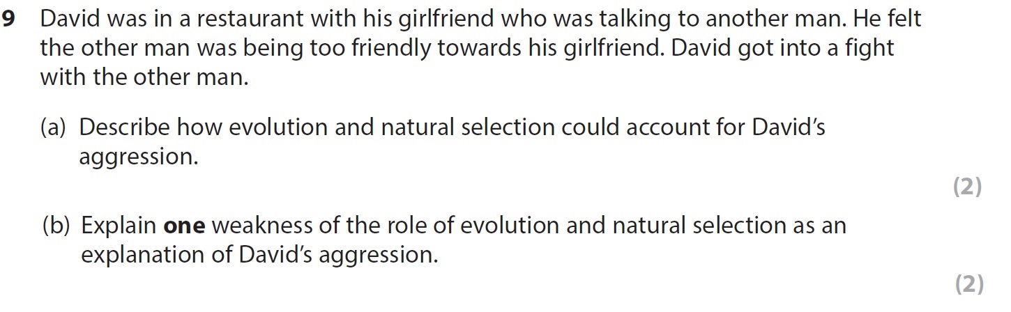 David-was-in-a-restaurant-with-his-girlfriend-who-was-talking-to-another-man-AQA-A-Level Psychology-Question 9-2020-Paper 1.png
