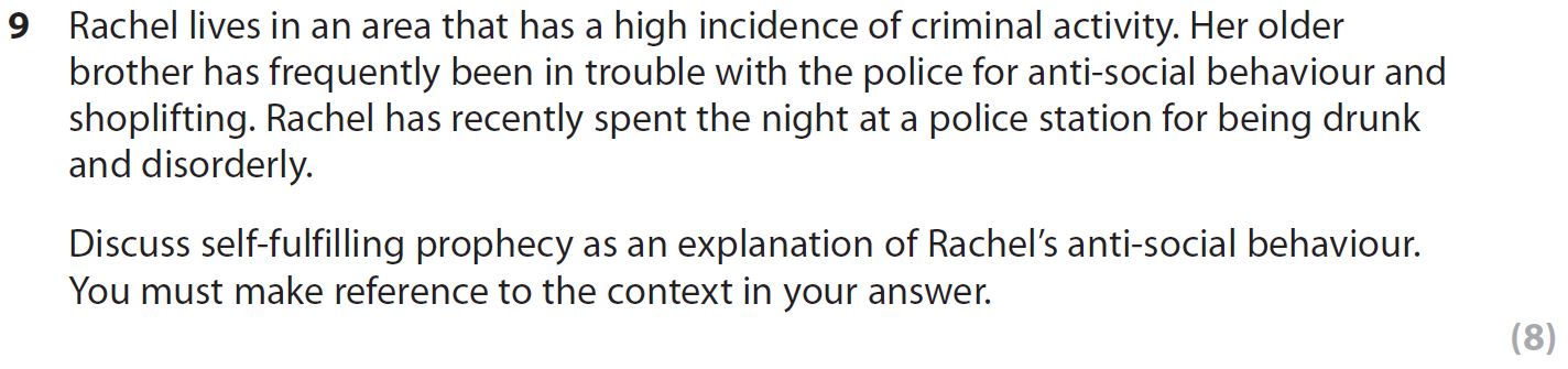 Rachel-lives-in-an-area-that-has-a-high-incidence-of-criminal-activity-AQA-A-Level Psychology-Question 9-2018-Paper 2.png