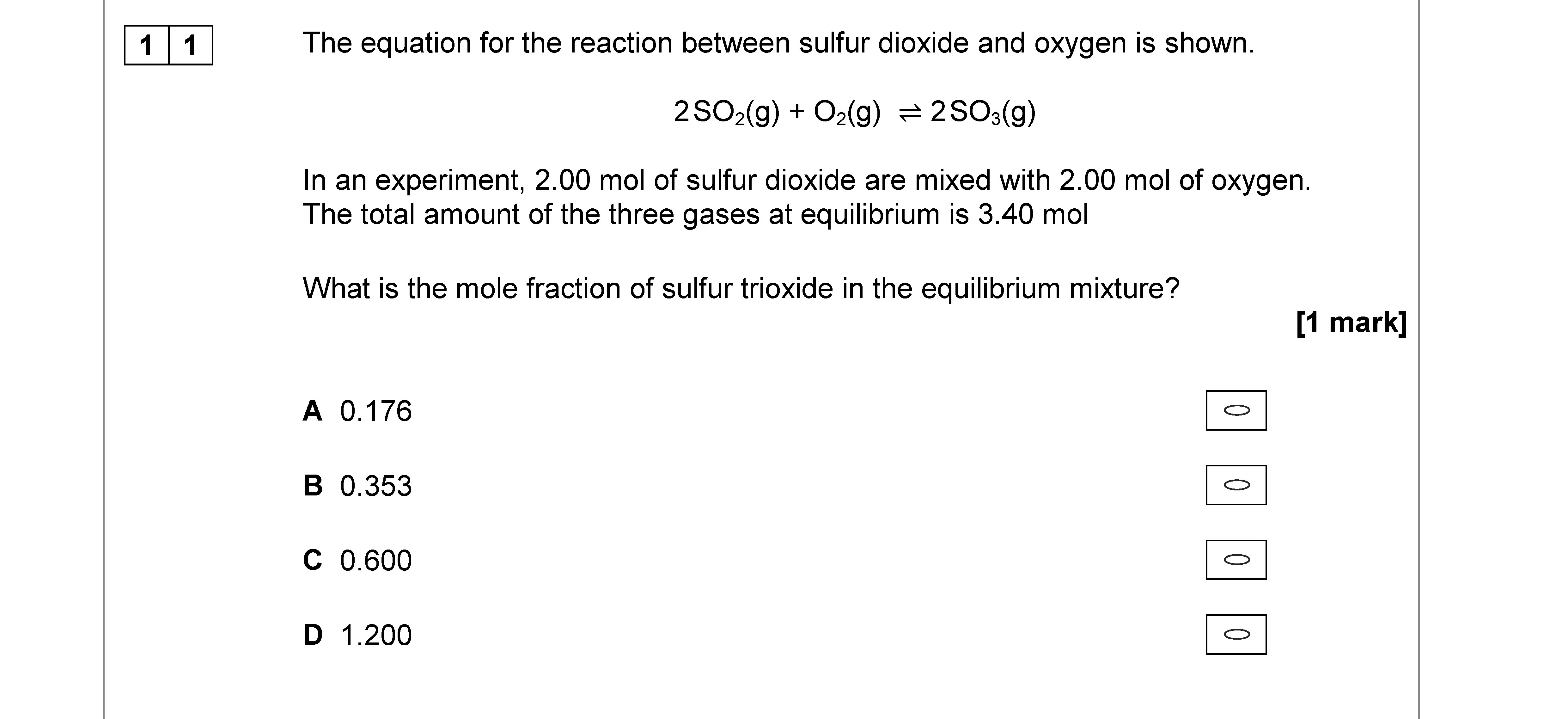 The-equation-for-the-reaction-between-sulfur-dioxide-and-oxygen-is-shown-AQA-A-Level Chemistry-Question 11-2019-Paper 3.png