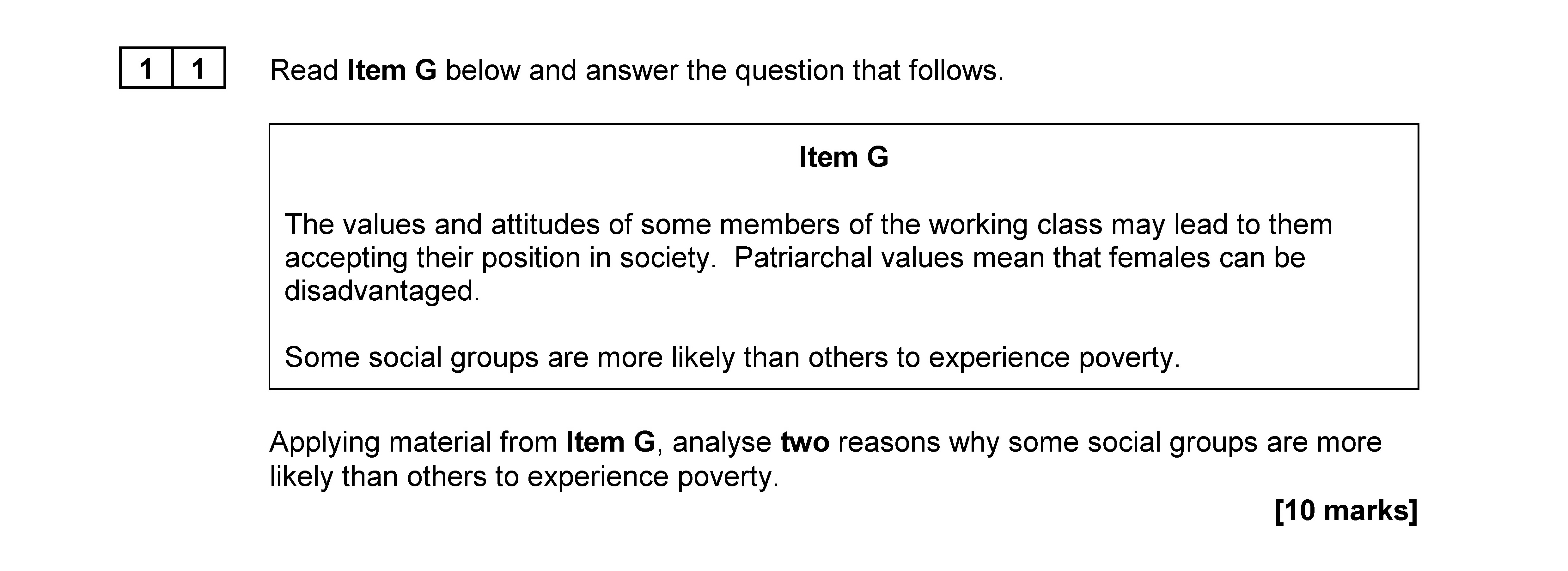 Read-Item-G-below-and-answer-the-question-that-follows-AQA-A-Level Sociology-Question 11-2020-Paper 2.png
