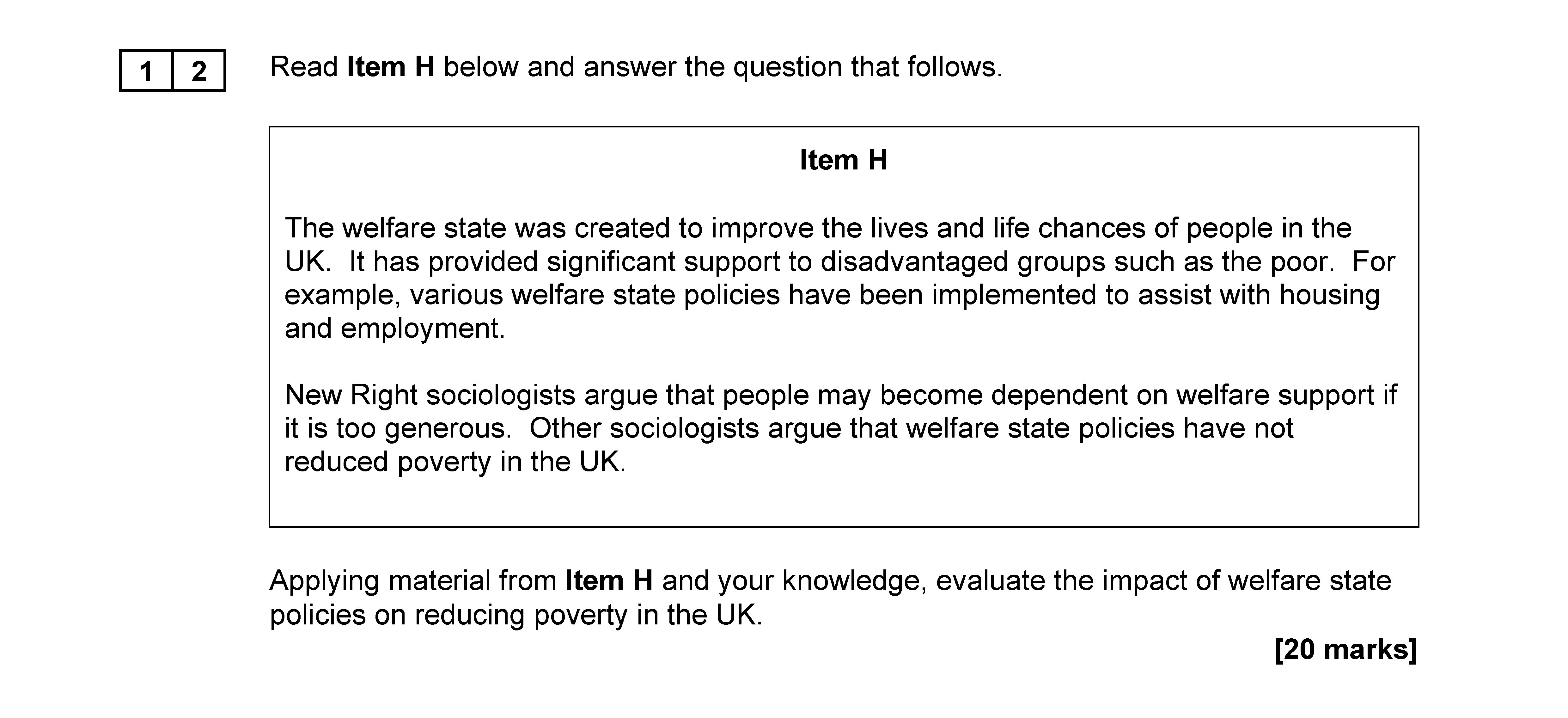 Read-Item-H-below-and-answer-the-question-that-follows-AQA-A-Level Sociology-Question 12-2021-Paper 2.png