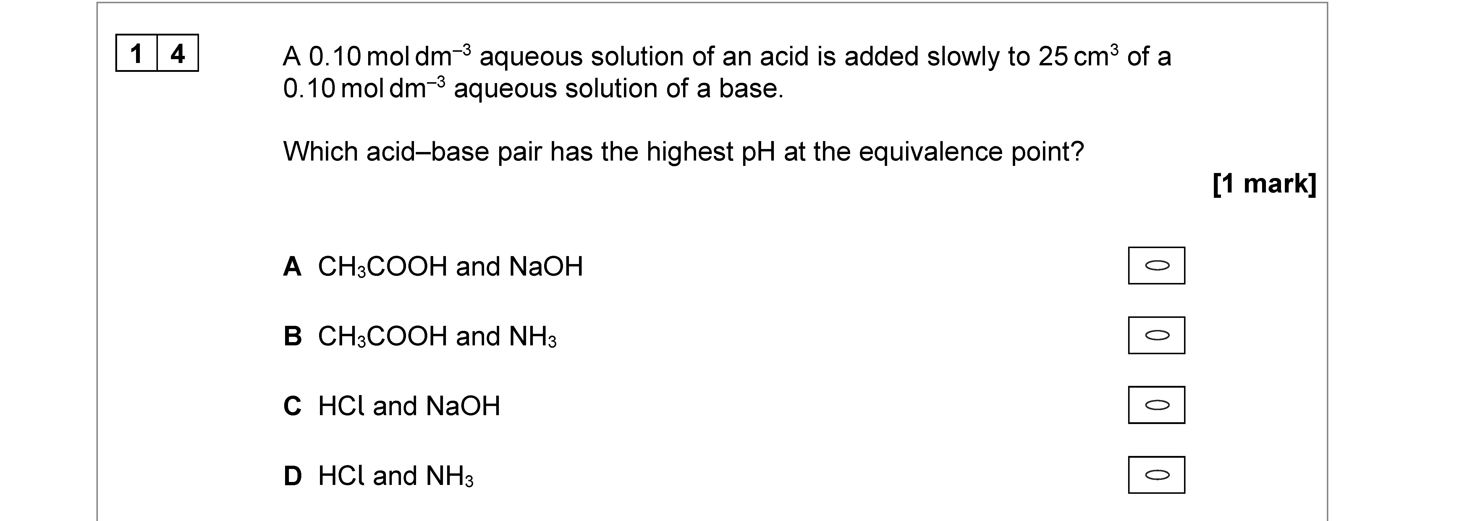 A-0.10-mol-dm<sup>-3</sup>-aqueous-solution-of-an-acid-is-added-slowly-to-25-cm<sup>3</sup>-of-a-0.10-mol-dm<sup>-3</sup>-aqueous-solution-of-a-base-AQA-A-Level Chemistry-Question 14-2020-Paper 3.png