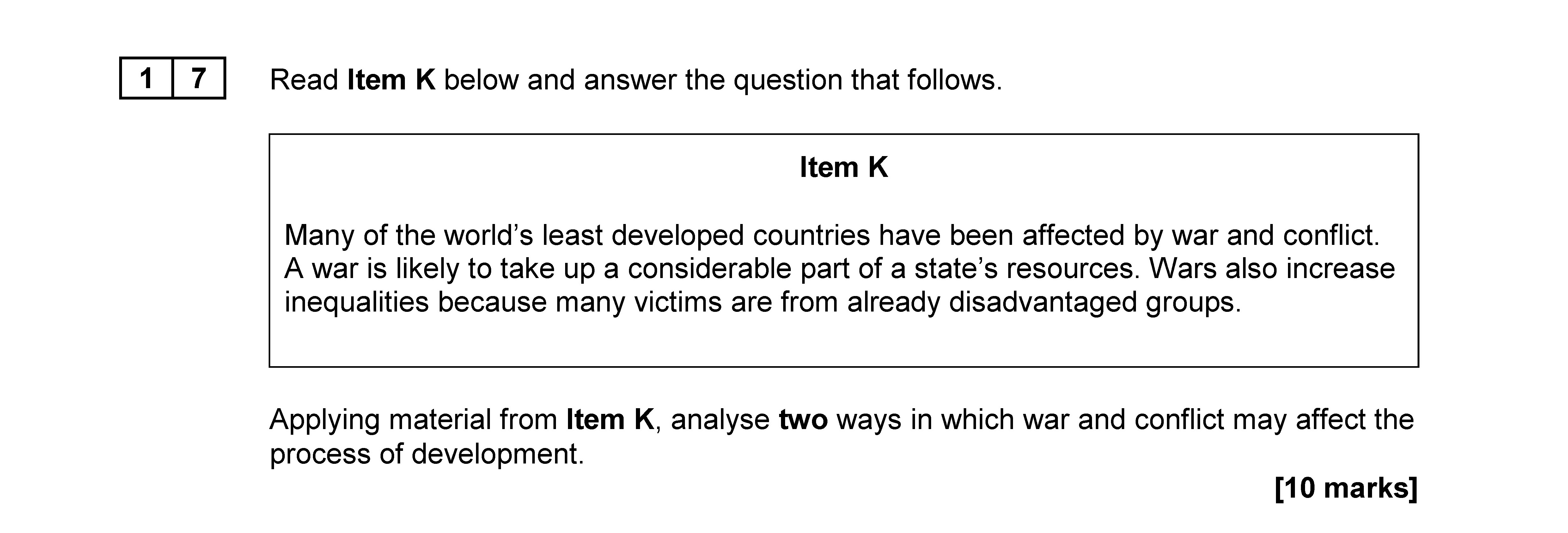 Read-Item-K-below-and-answer-the-question-that-follows-AQA-A-Level Sociology-Question 17-2019-Paper 2.png