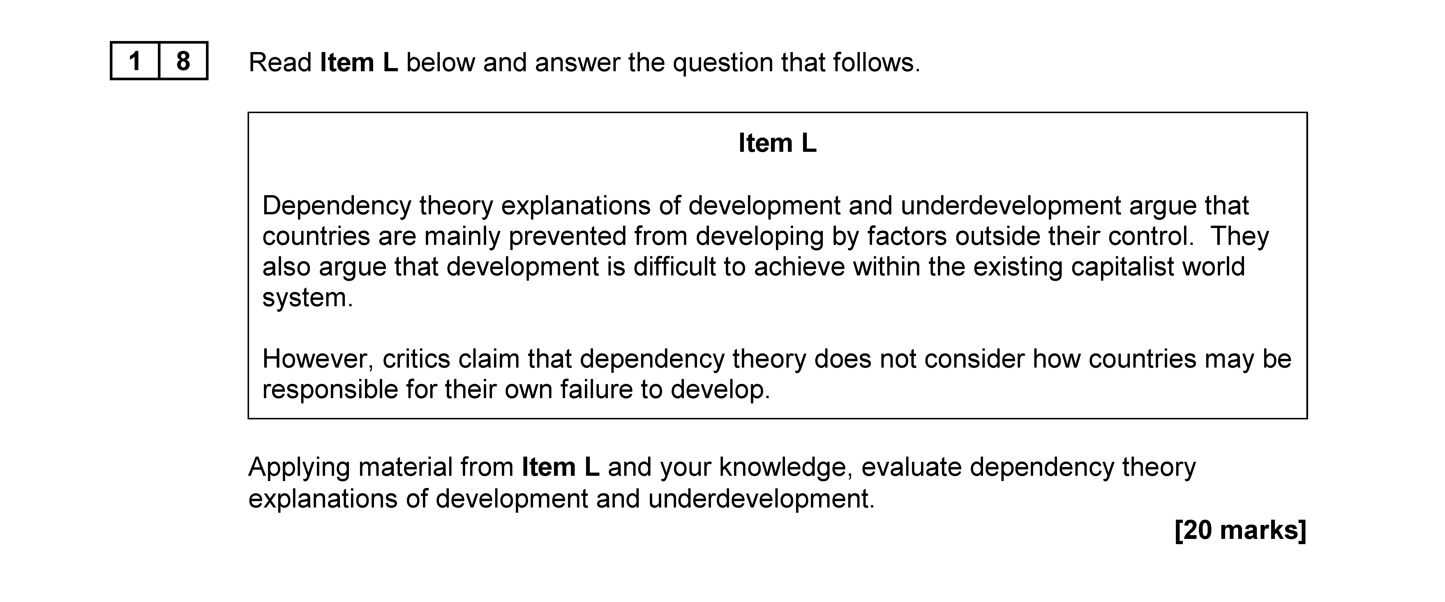 Read-Item-L-below-and-answer-the-question-that-follows-AQA-A-Level Sociology-Question 18-2017-Paper 2.png
