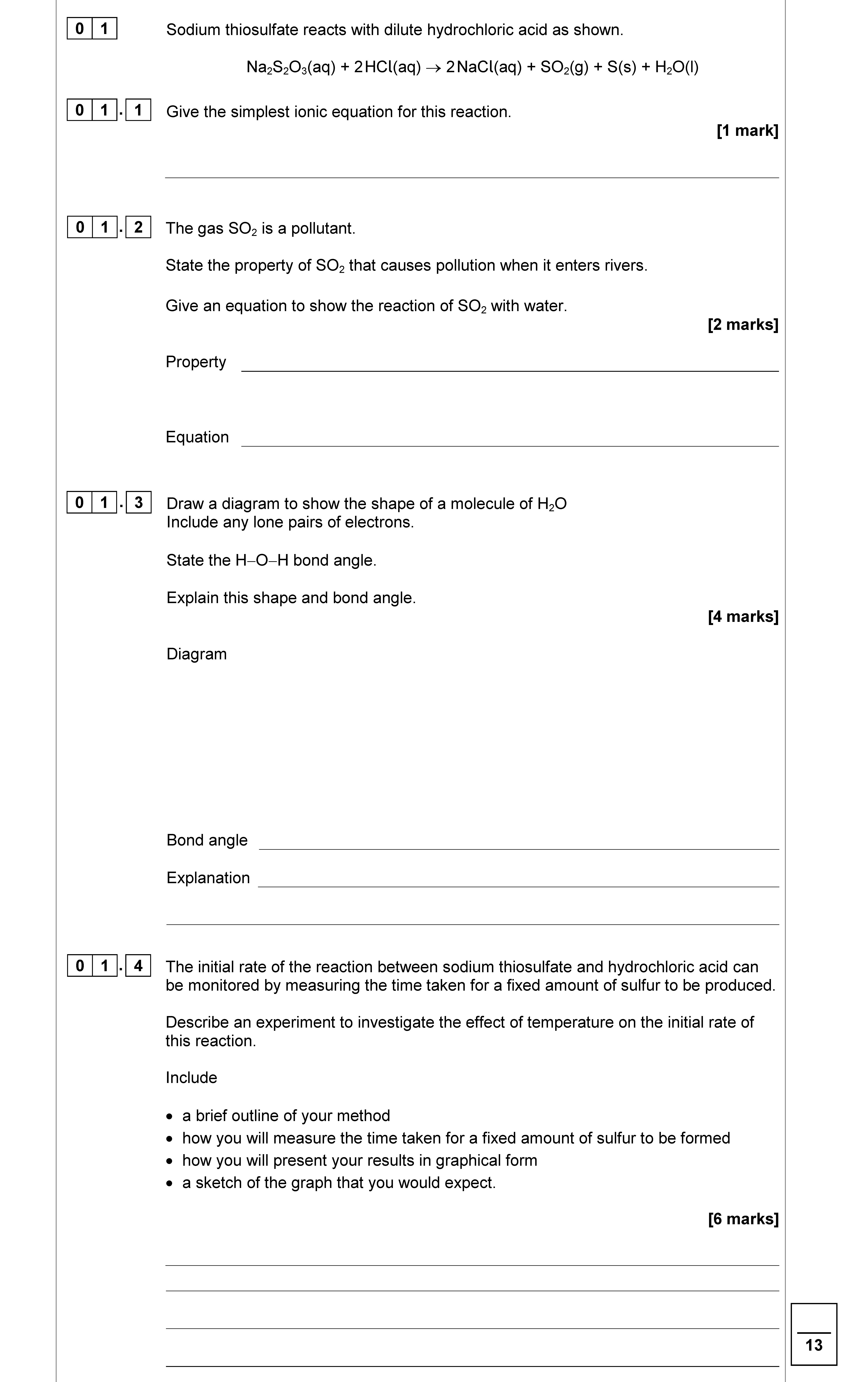 Sodium-thiosulfate-reacts-with-dilute-hydrochloric-acid-as-shown-AQA-A-Level Chemistry-Question 1-2019-Paper 3.png