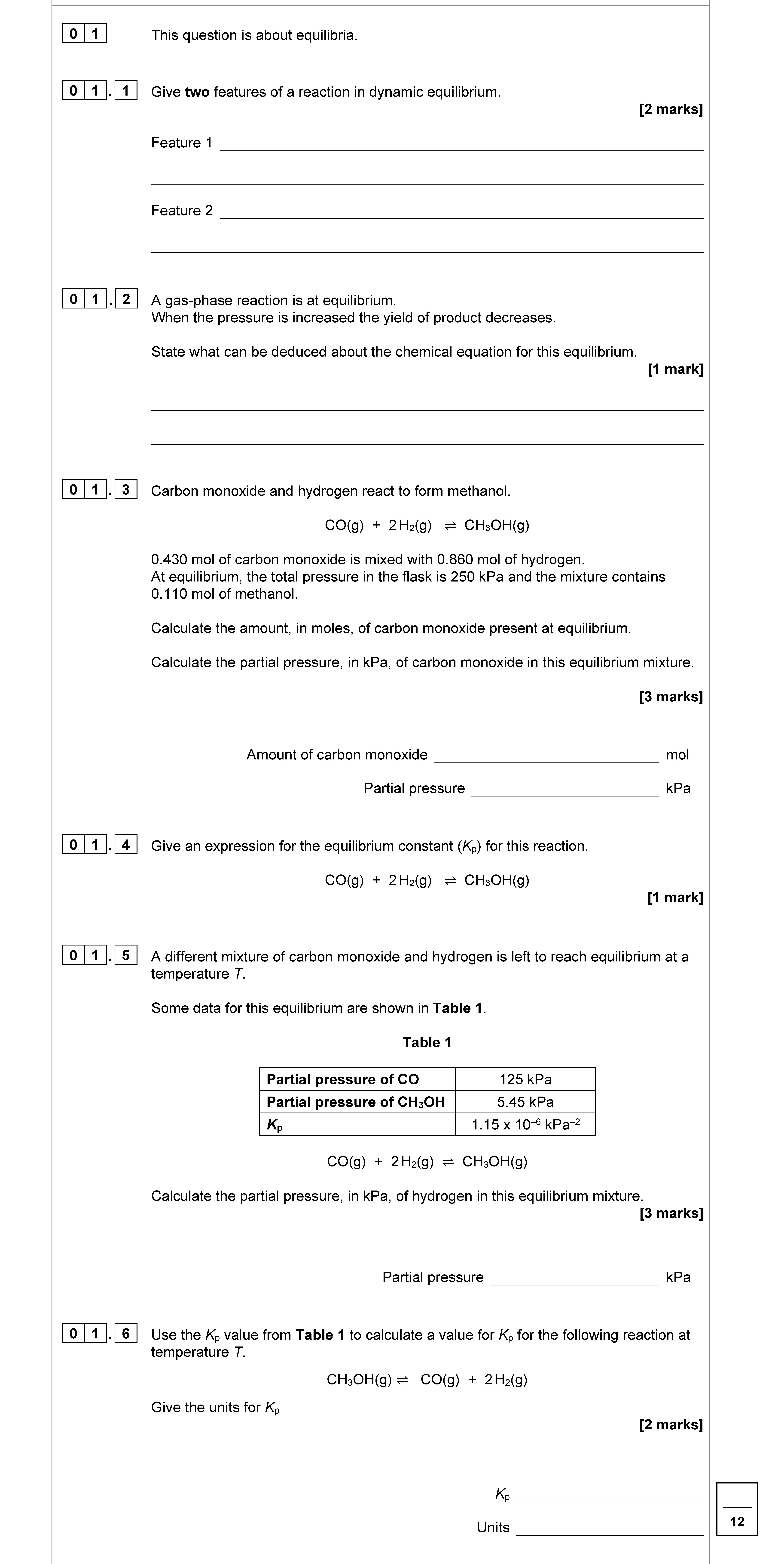 This-question-is-about-equilibria-AQA-A-Level Chemistry-Question 1-2022-Paper 1.png