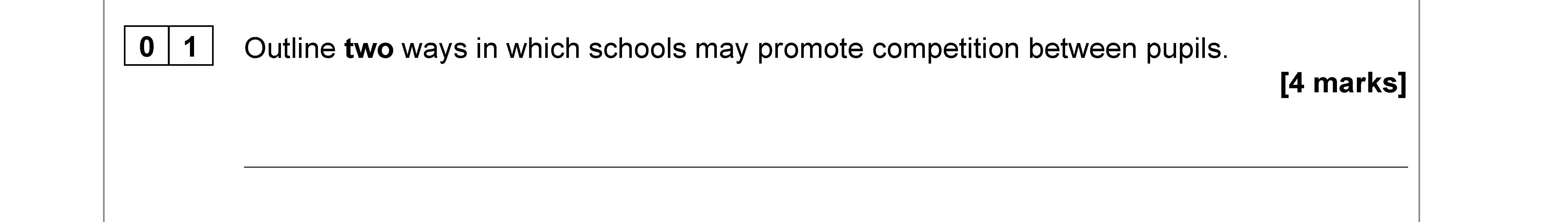 Outline-two-ways-in-which-schools-may-promote-competition-between-pupils.---AQA-A-Level Sociology-Question 1-2022-Paper 1.png
