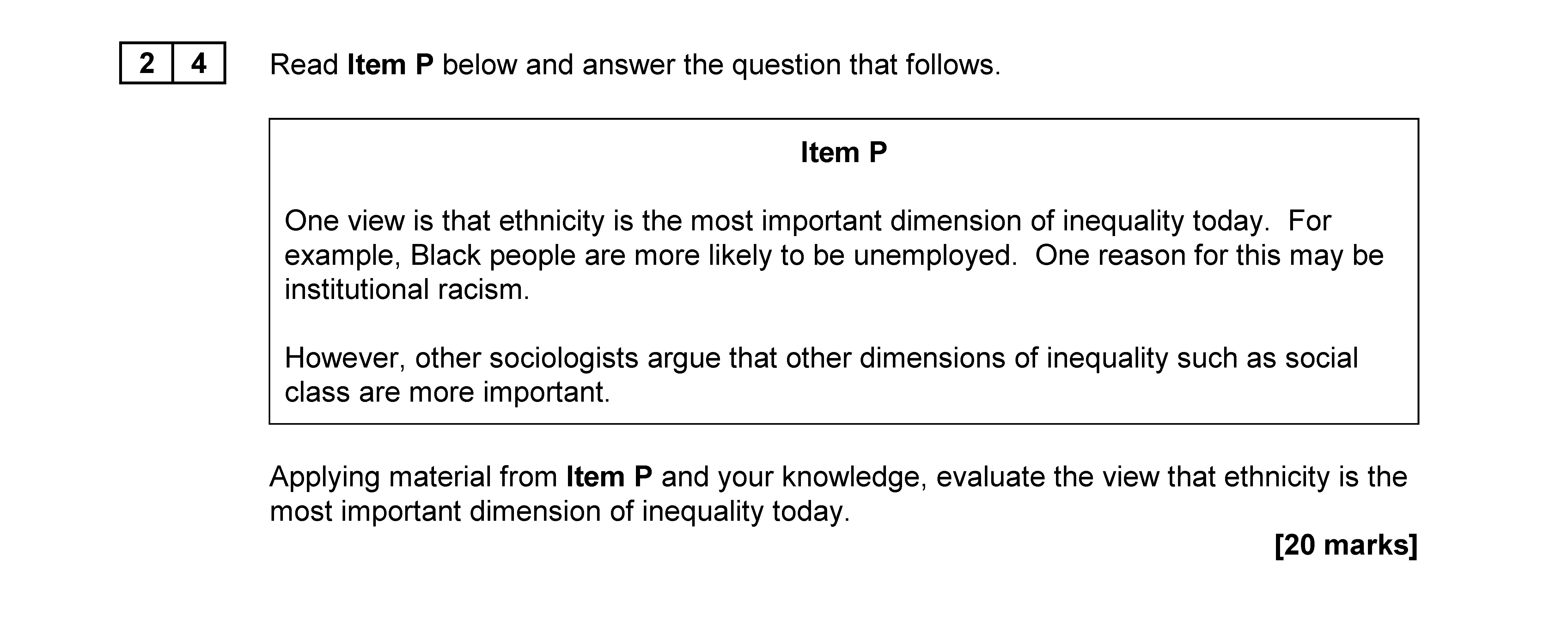 Read-Item-P-below-and-answer-the-question-that-follows-AQA-A-Level Sociology-Question 24-2017-Paper 2.png