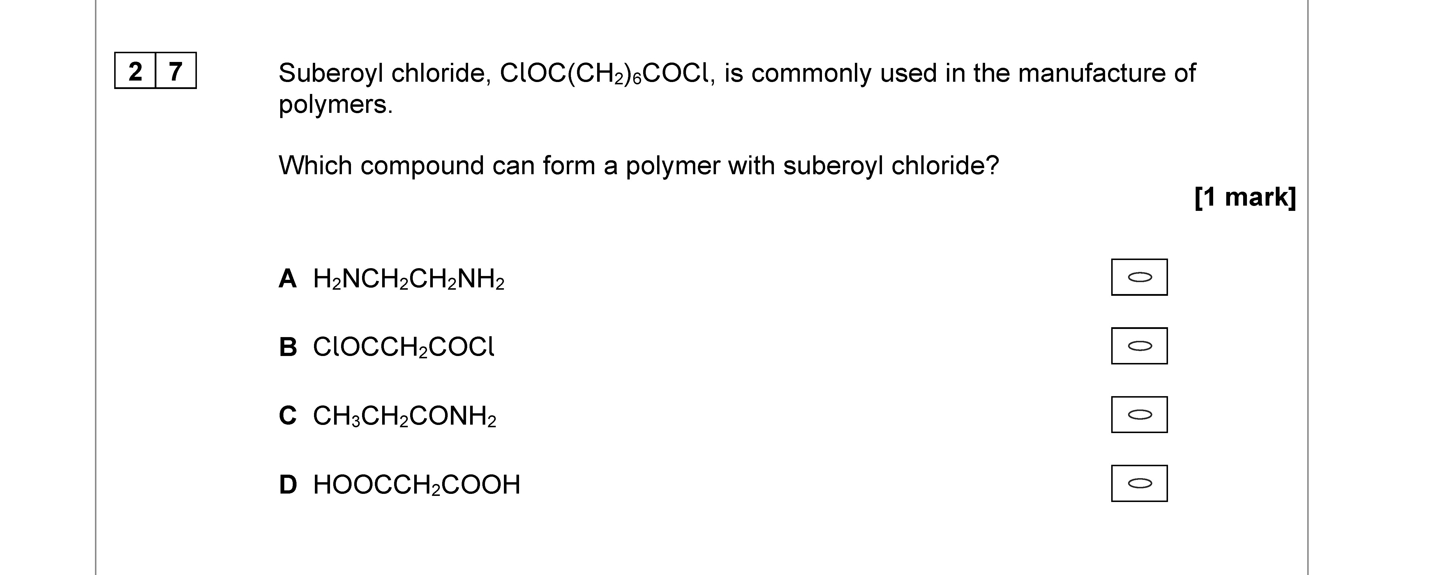 Suberoyl-chloride,-ClOC(CH3)5COCl,-is-commonly-used-in-the-manufacture-of-polymers-AQA-A-Level Chemistry-Question 27-2022-Paper 3.png