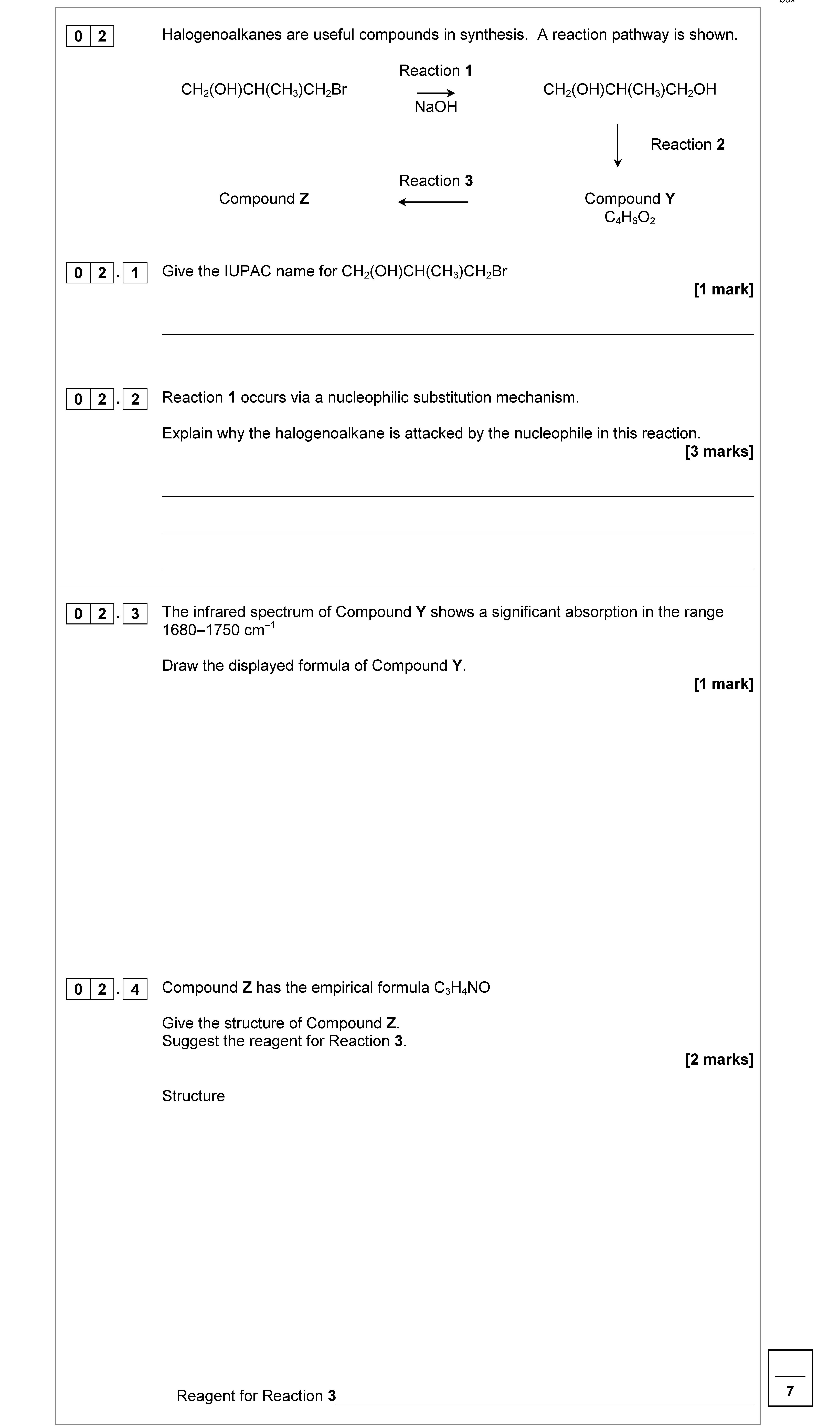 Halogenoalkanes-are-useful-compounds-in-synthesis-AQA-A-Level Chemistry-Question 2-2018-Paper 2.png
