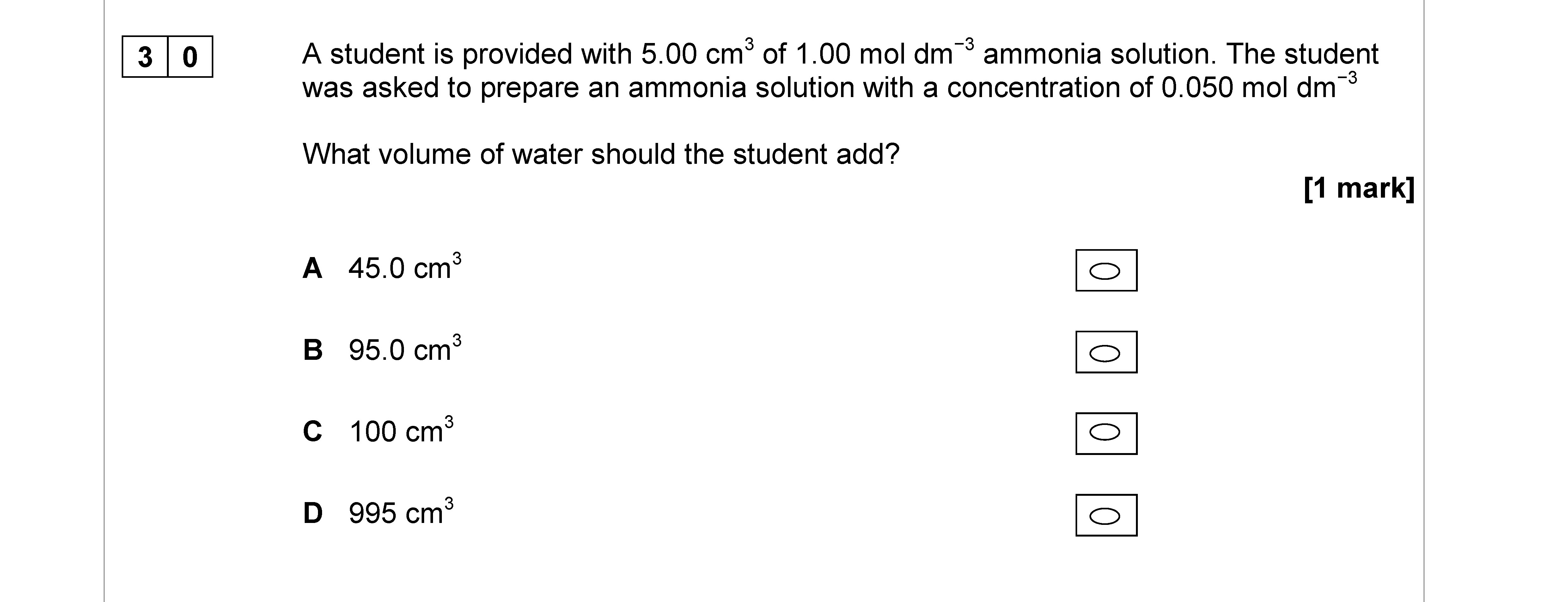 A-student-is-provided-with-5.00-cm³-of-1.00-mol-dm⁻³-ammonia-solution-AQA-A-Level Chemistry-Question 30-2017-Paper 3.png