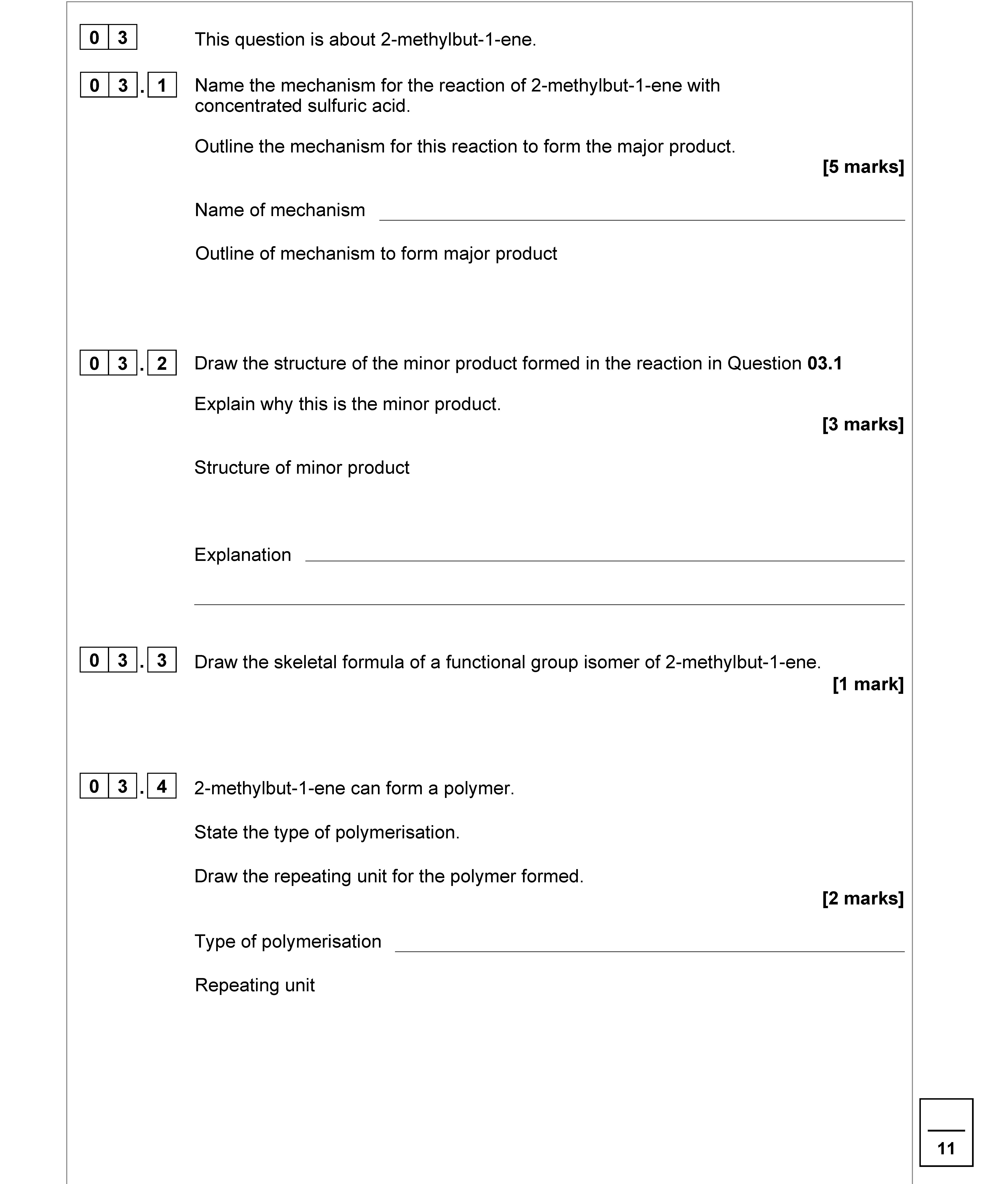 This-question-is-about-2-methylbut-1-ene-AQA-A-Level Chemistry-Question 3-2022-Paper 2.png