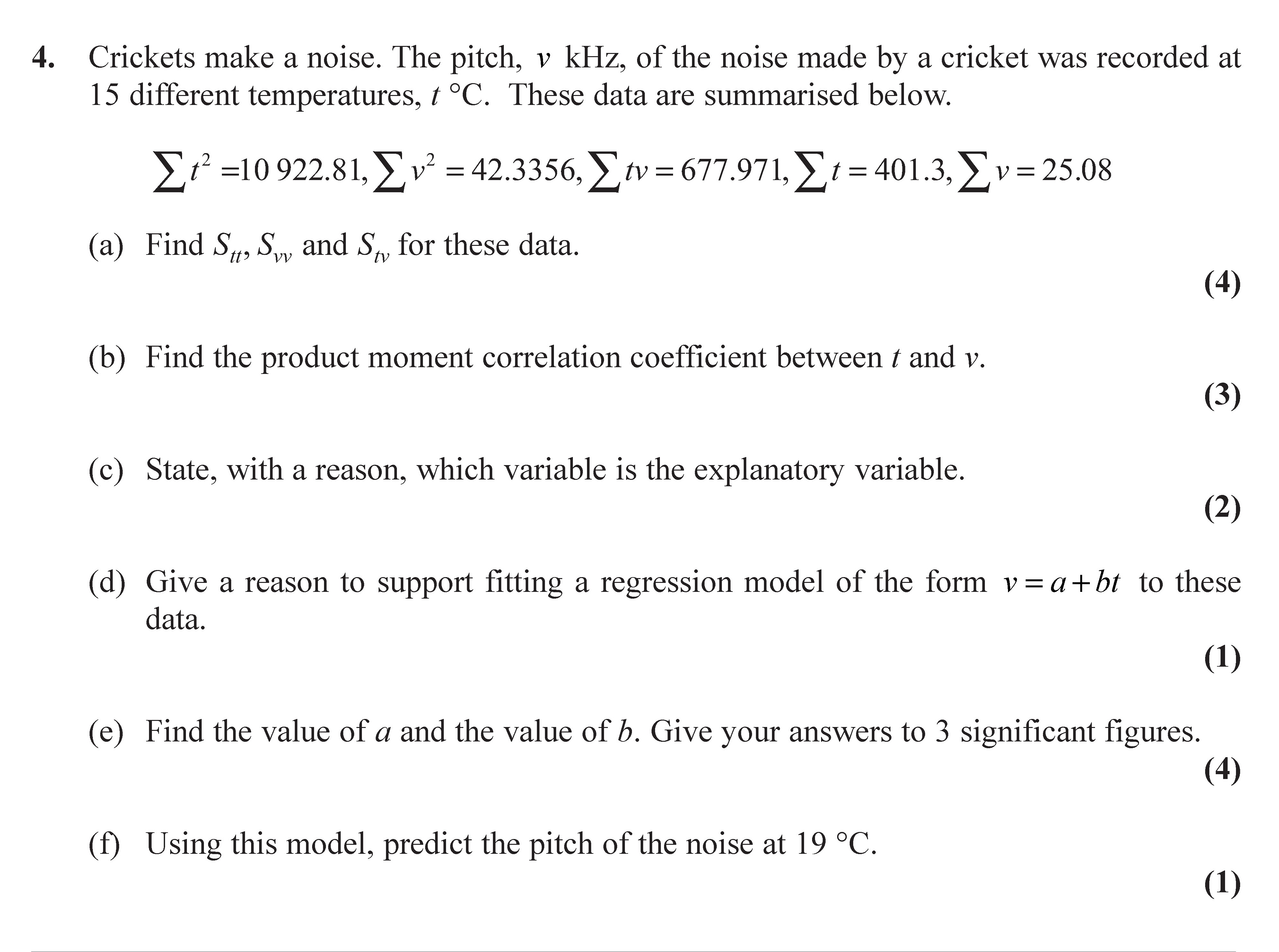 Crickets-make-a-noise-Edexcel-A-Level Maths Statistics-Question 4-2008-Paper 2.png