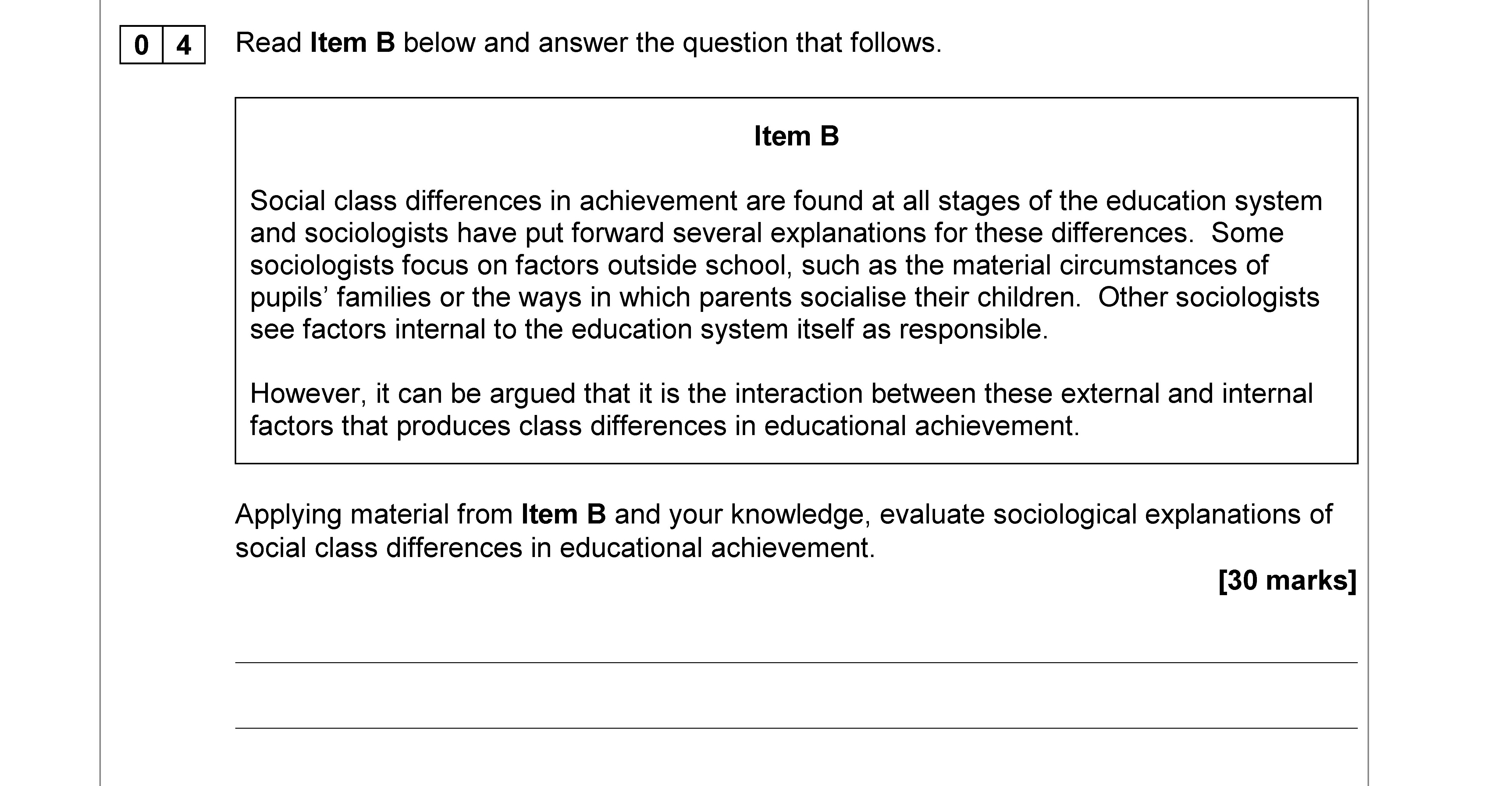 Read-Item-B-below-and-answer-the-question-that-follows-AQA-A-Level Sociology-Question 4-2018-Paper 1.png
