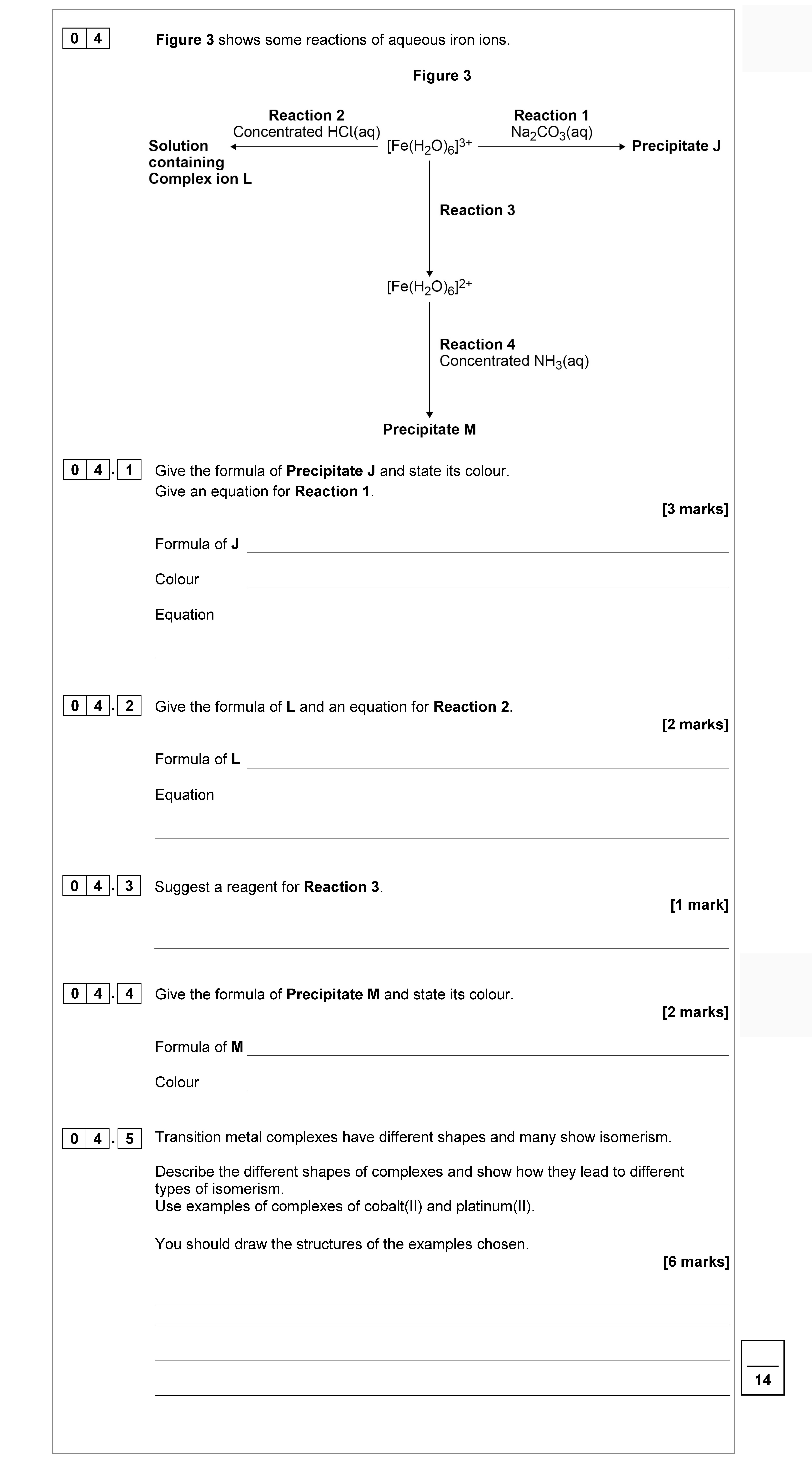 Figure-3-shows-some-reactions-of-aqueous-iron-ions-AQA-A-Level Chemistry-Question 4-2019-Paper 1.png