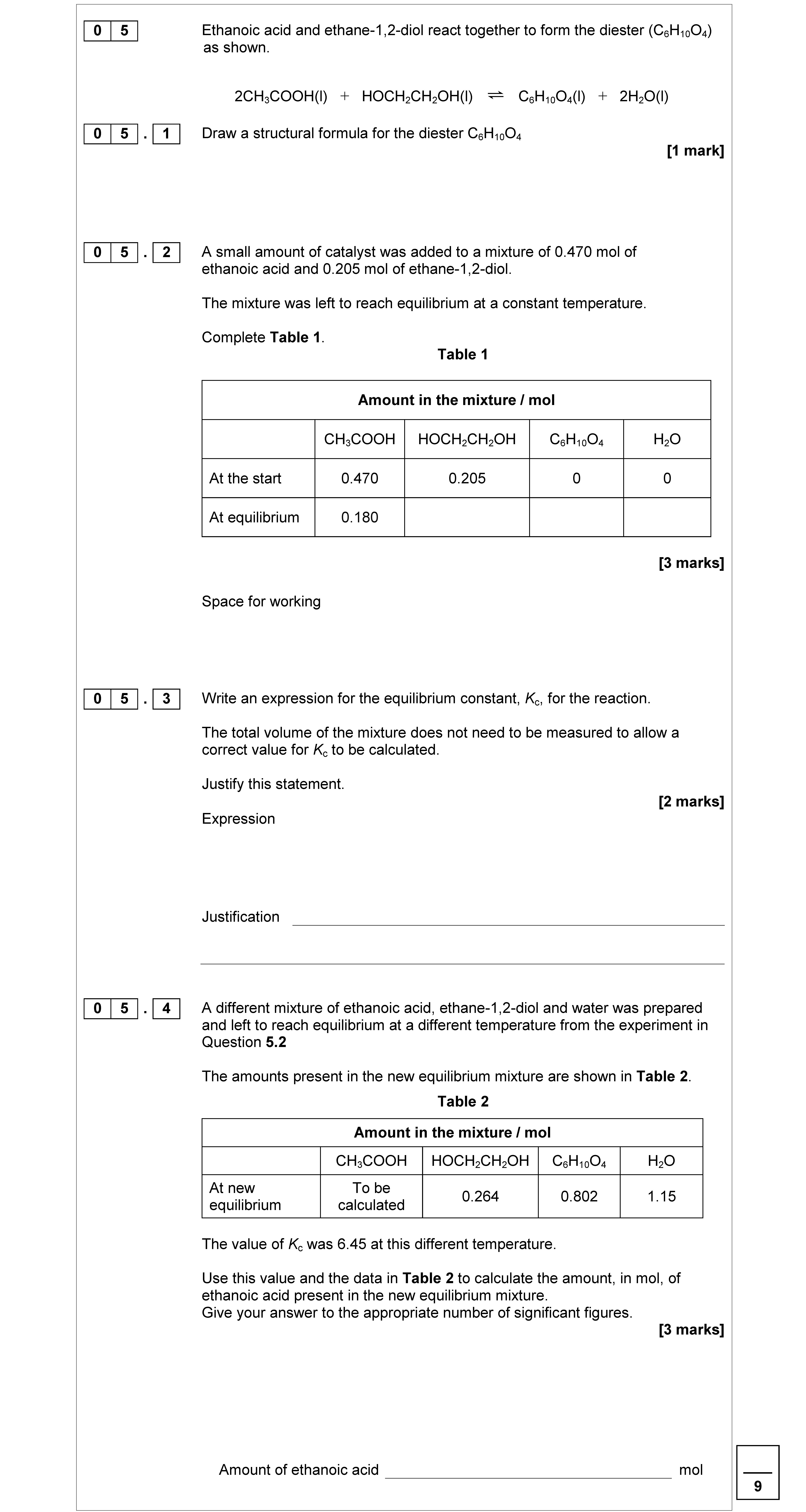Ethanolic-acid-and-ethane-1,2-diol-react-together-to-form-the-diester-(C4H10O4)-as-shown-AQA-A-Level Chemistry-Question 5-2017-Paper 2.png