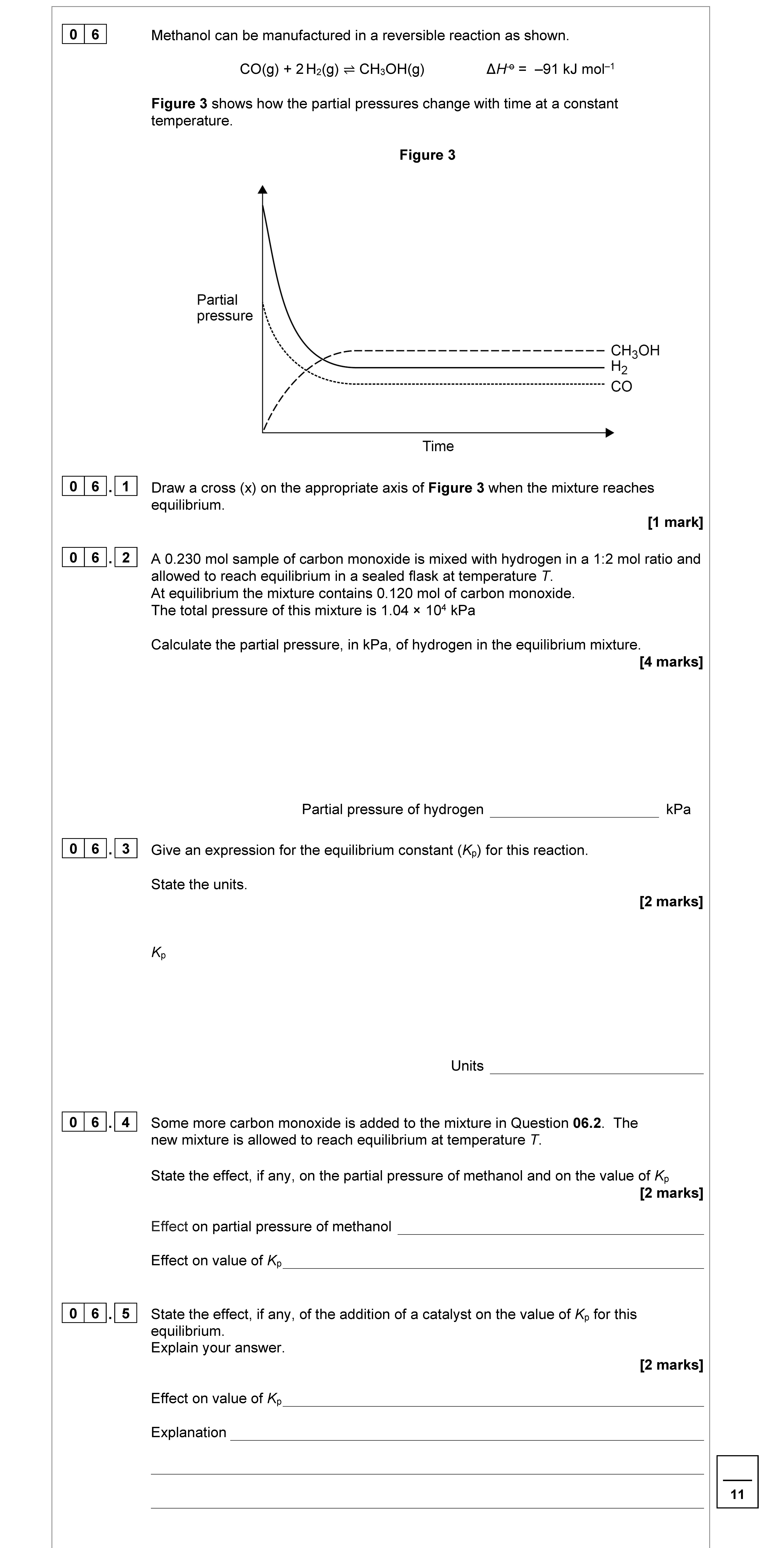 Methanol-can-be-manufactured-in-a-reversible-reaction-as-shown-AQA-A-Level Chemistry-Question 6-2020-Paper 1.png