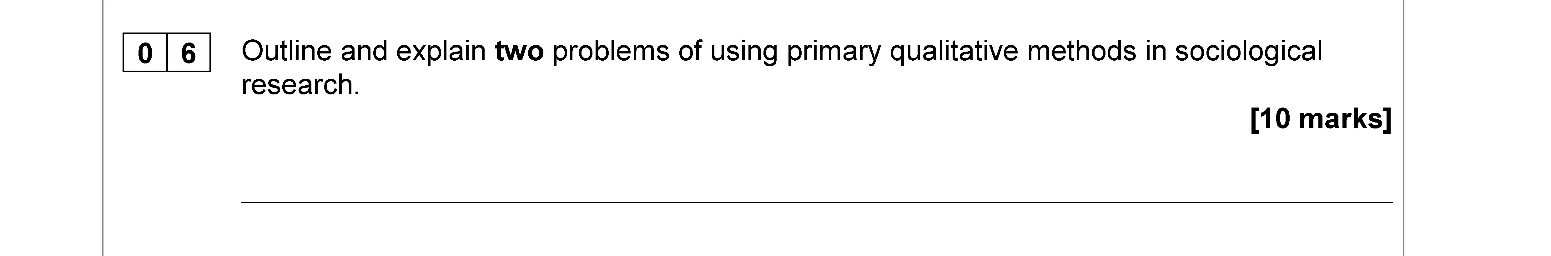 Outline-and-explain-two-problems-of-using-primary-qualitative-methods-in-sociological-research.---AQA-A-Level Sociology-Question 6-2020-Paper 1.png