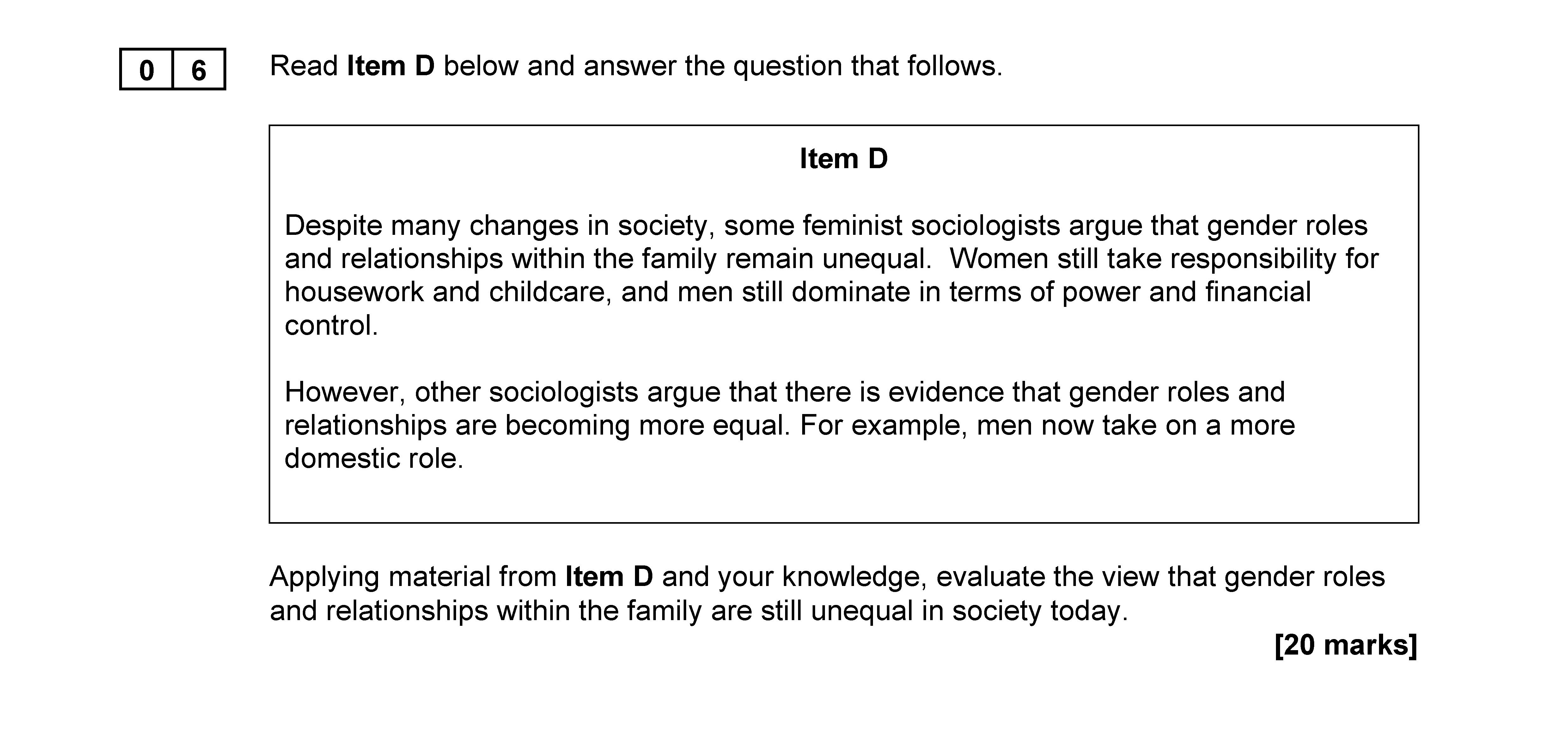 Read-Item-D-below-and-answer-the-question-that-follows-AQA-A-Level Sociology-Question 6-2021-Paper 2.png